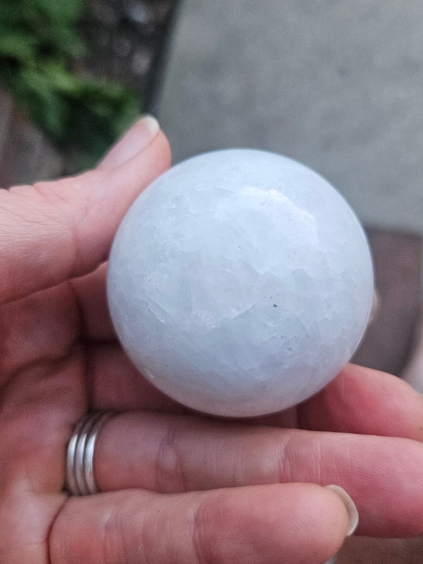 Blue Calcite sphere