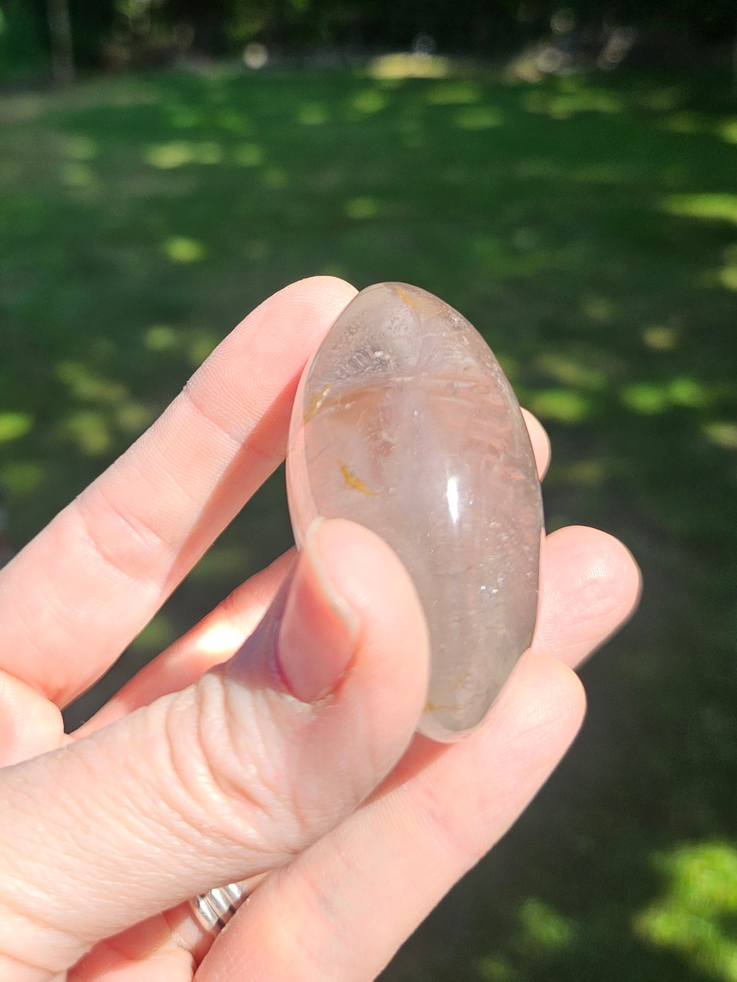 Garden Quartz puffy heart