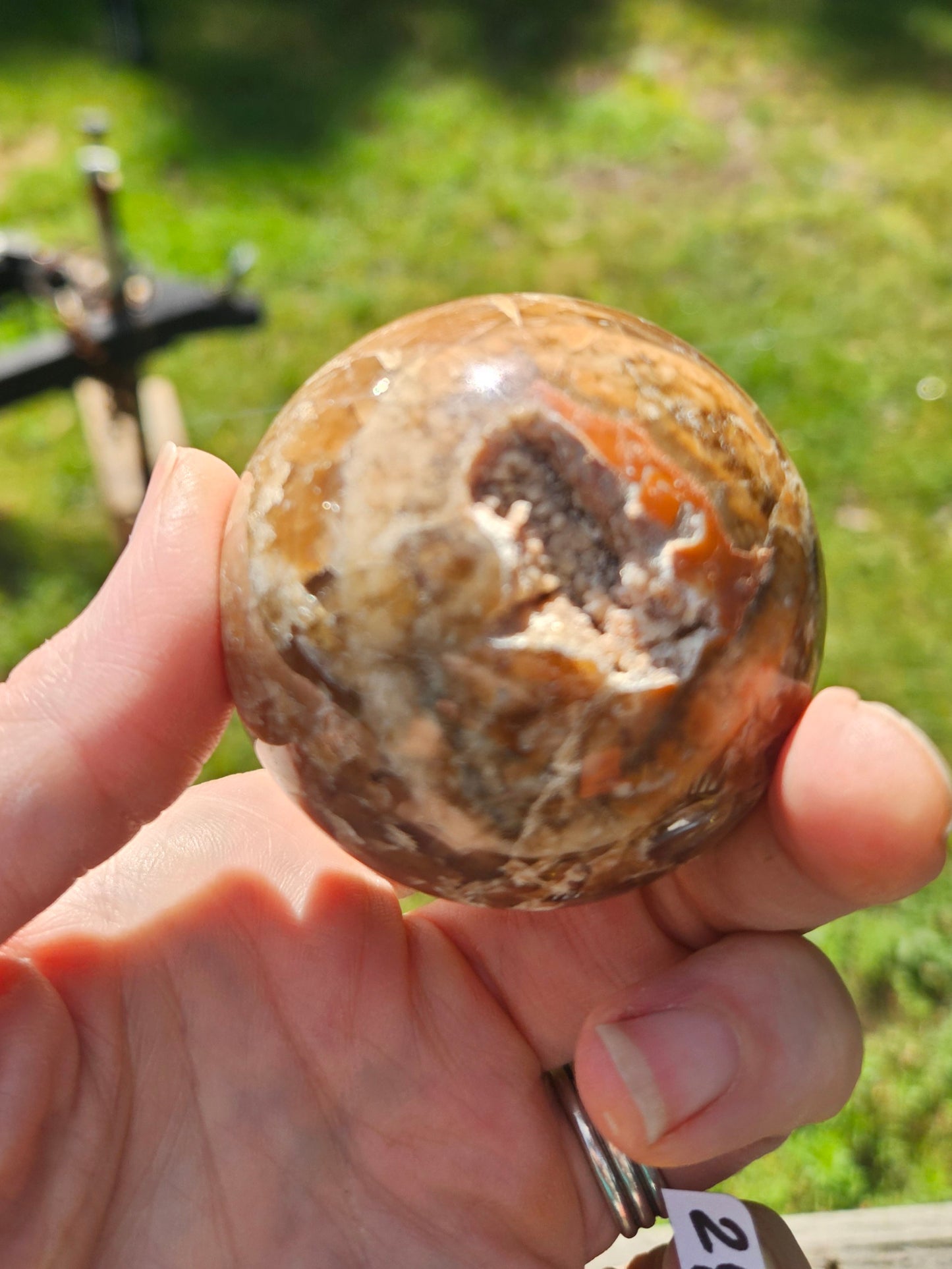 Golden Moonstone sphere