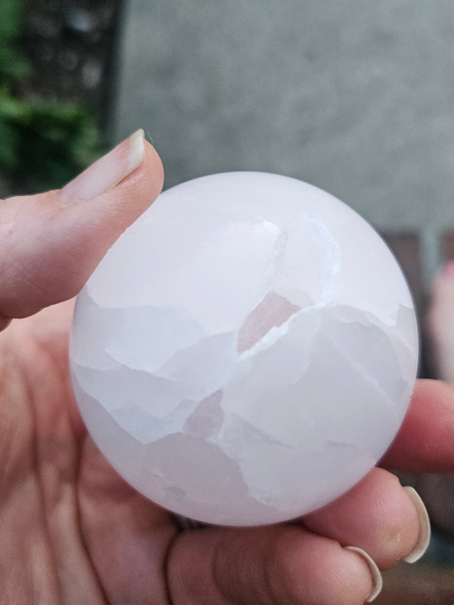 Soft Rose Quartz sphere
