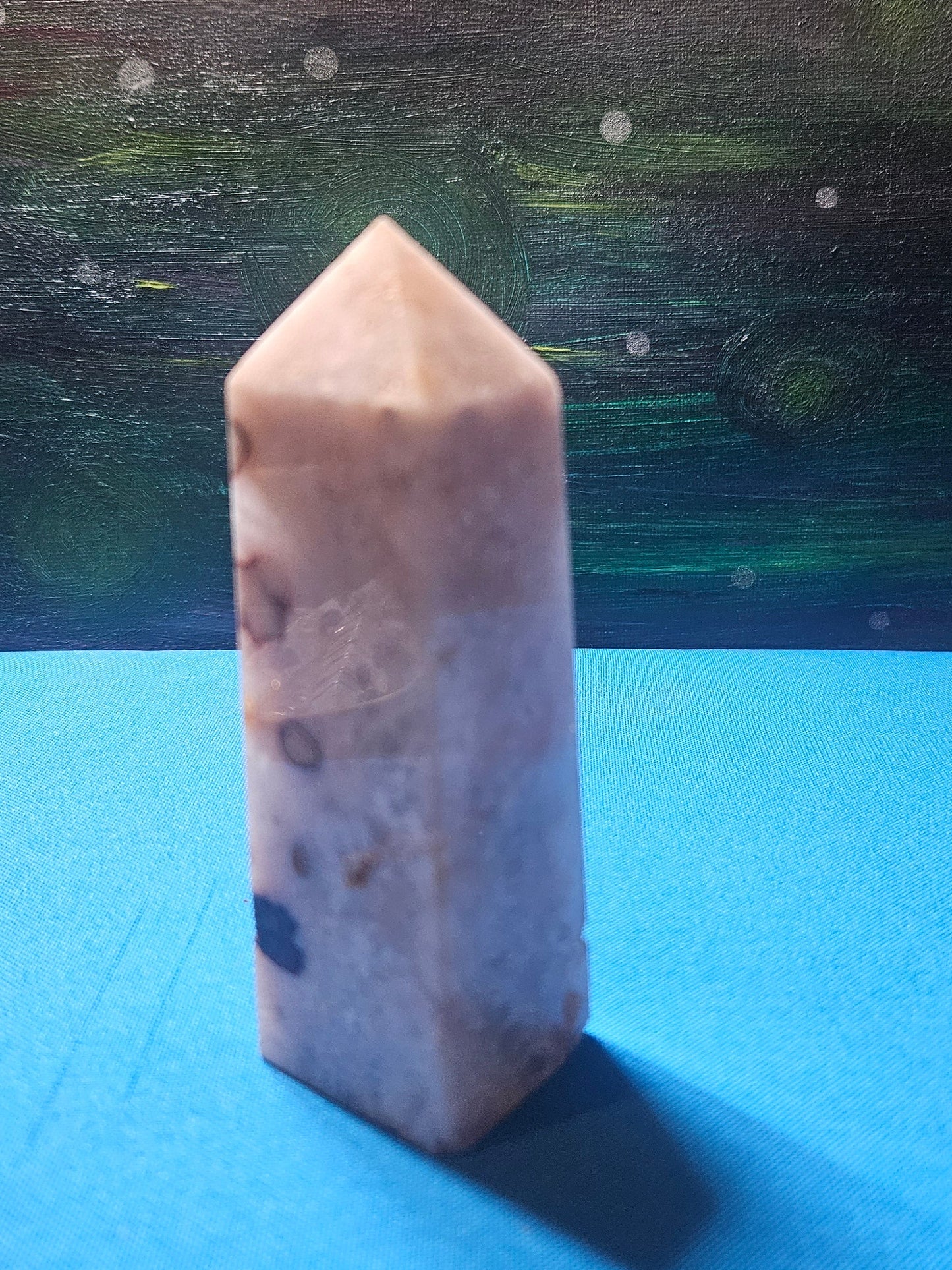 Sturdy Flower Agate tower 🌺