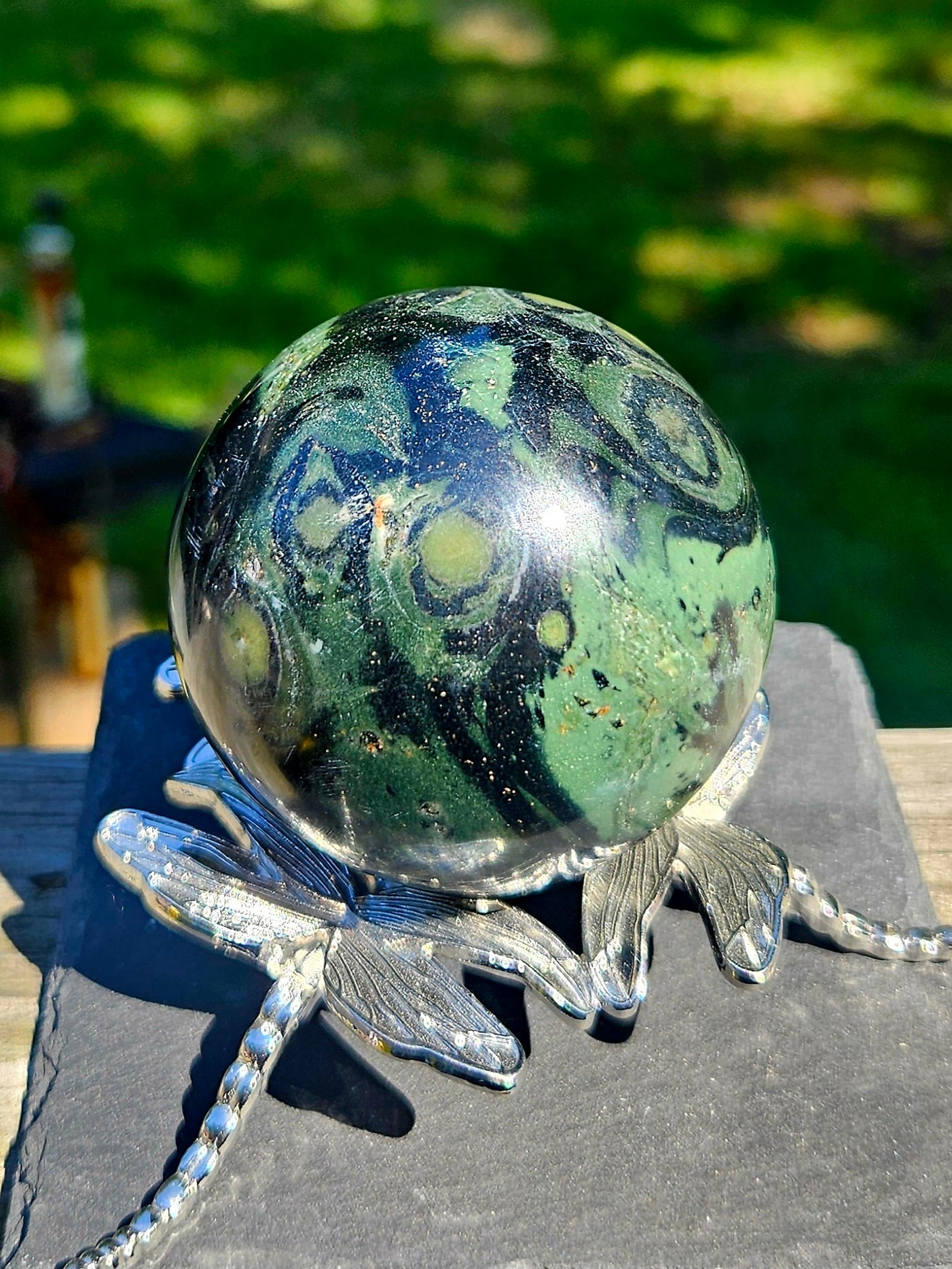 Kambaba Jasper sphere