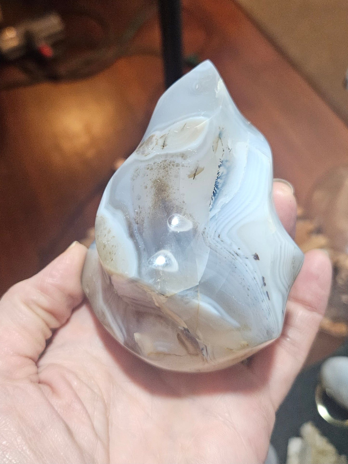 Botswana Agate flame