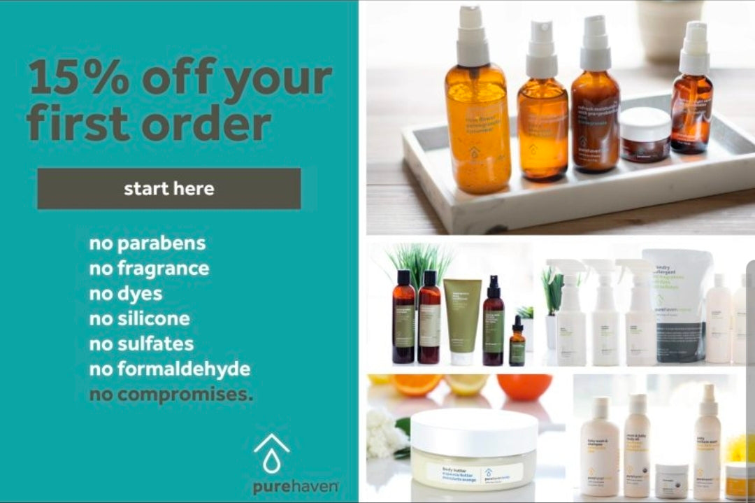 Pure Haven products sold here! (Link in description)
