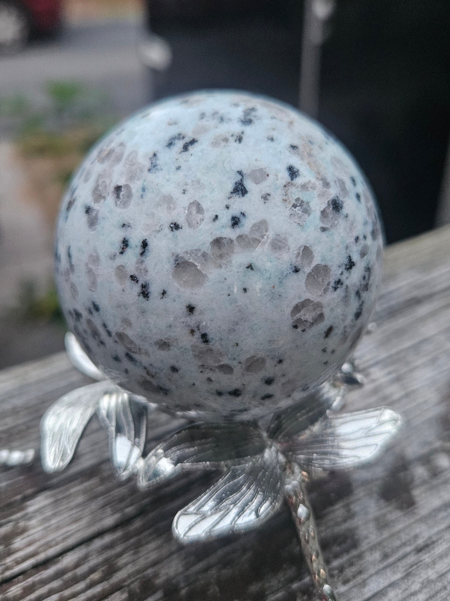 Kiwi Jasper sphere