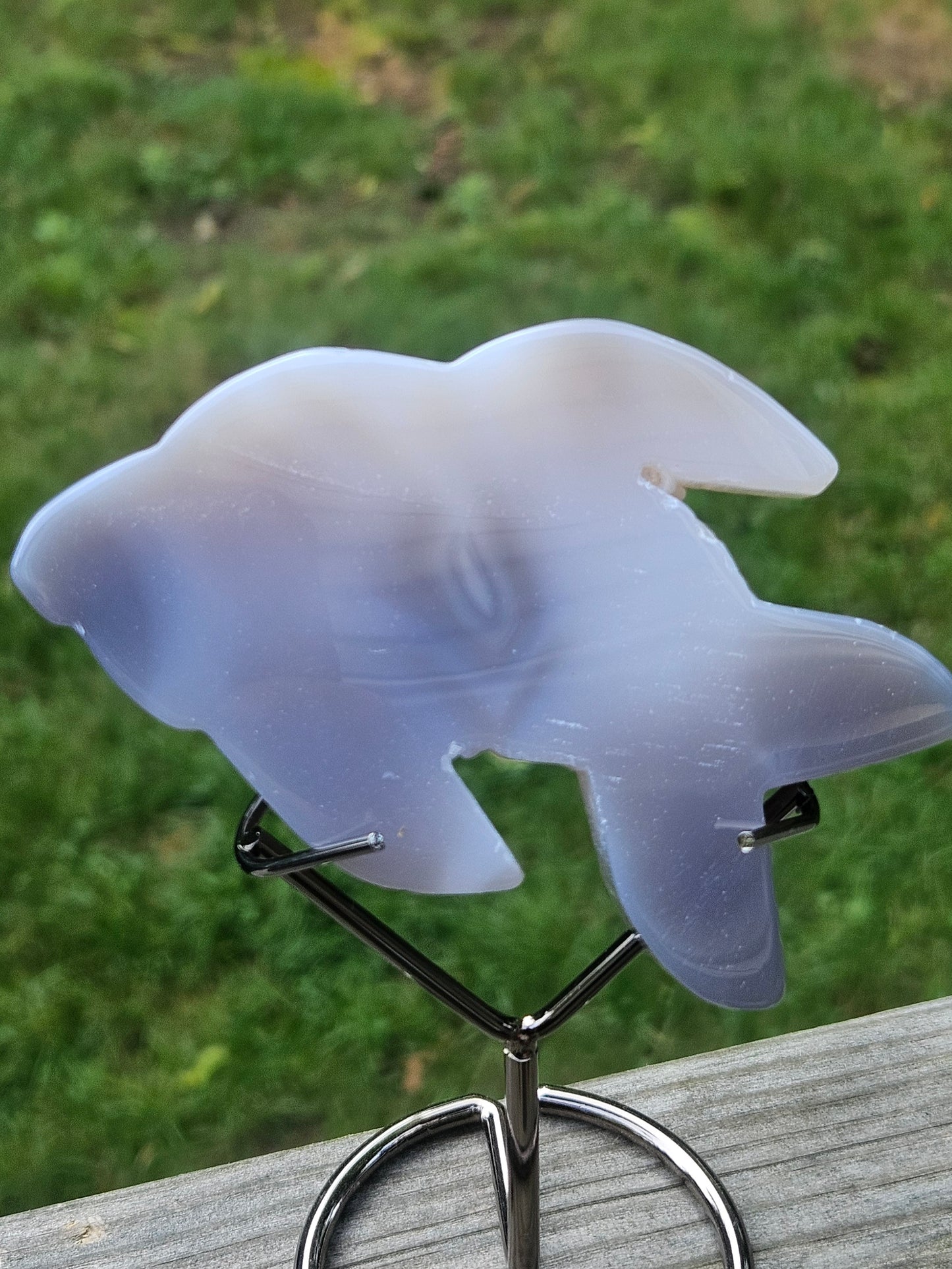 Botswana Agate Dolphin carving