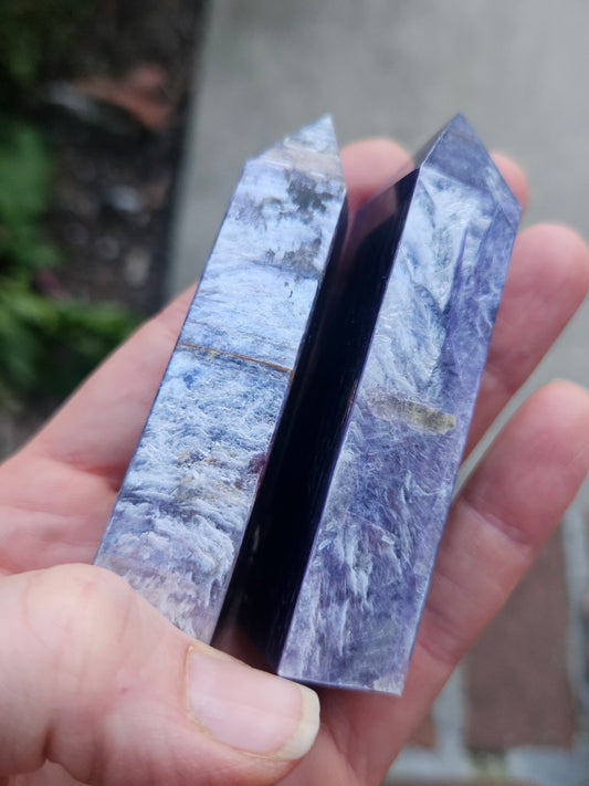 Charoite towers