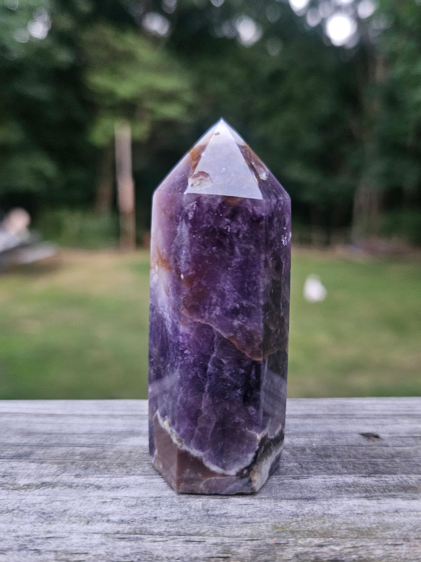 Chevron Amethyst Tower