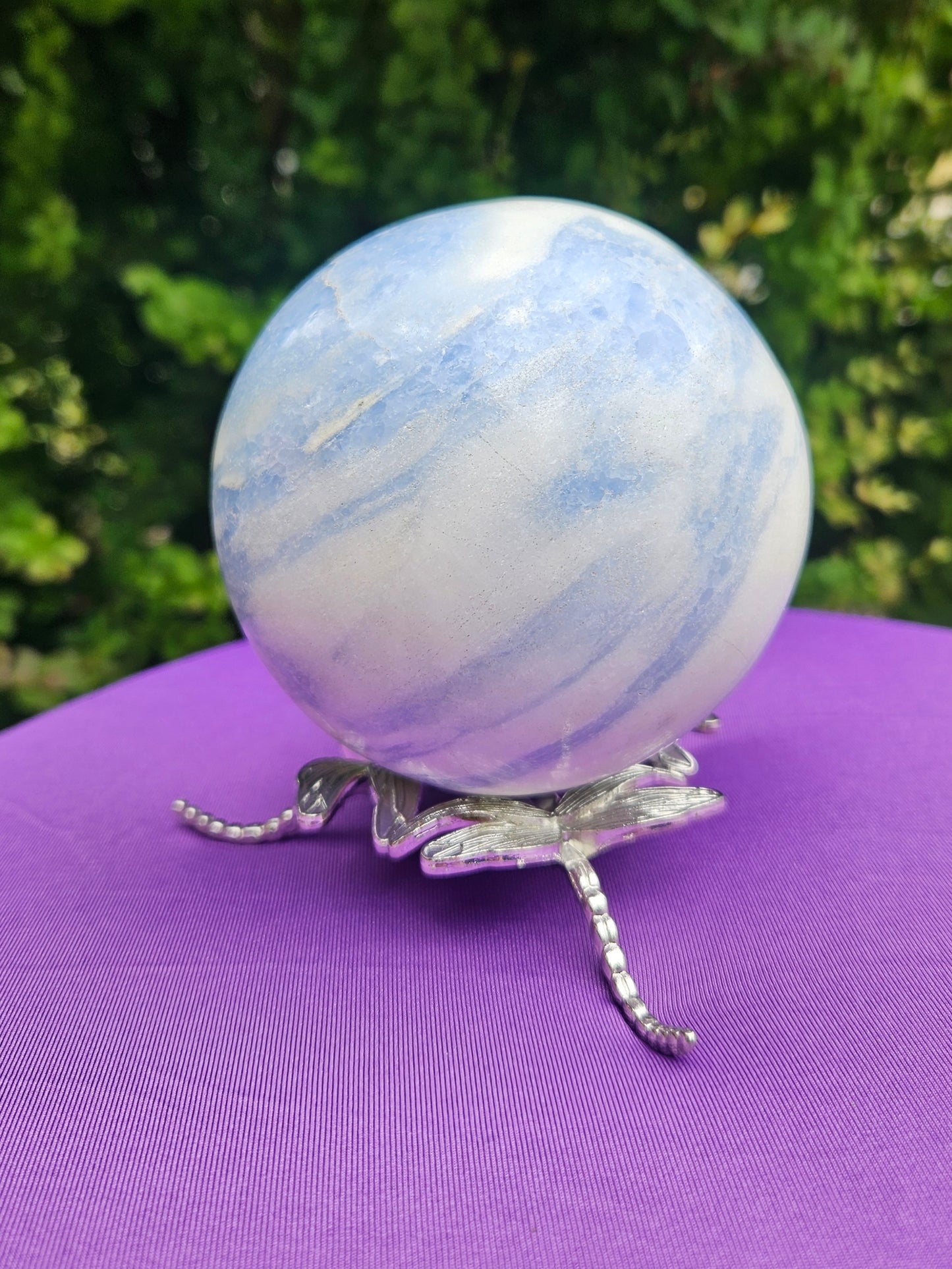 Blue Calcite sphere
