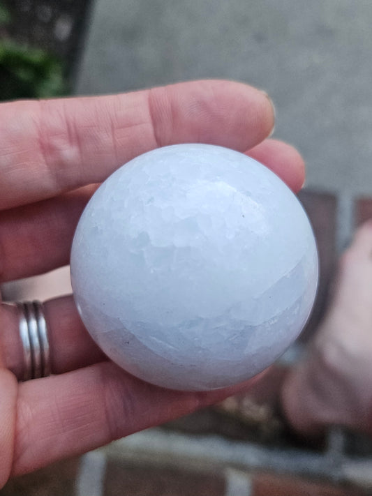 Blue Calcite sphere