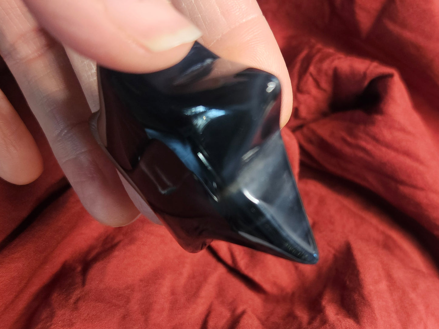 Black/Silver Sheen Obsidian Star