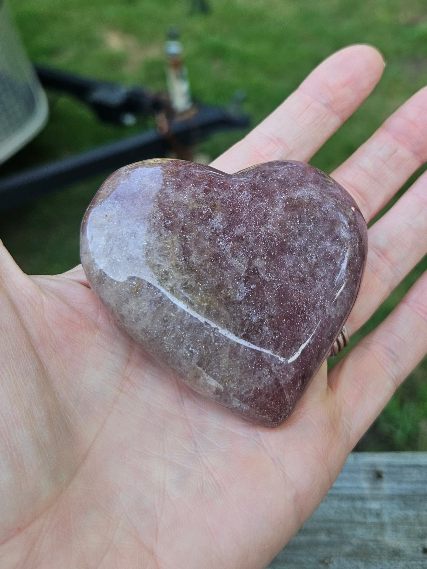 Strawberry Quartz heart