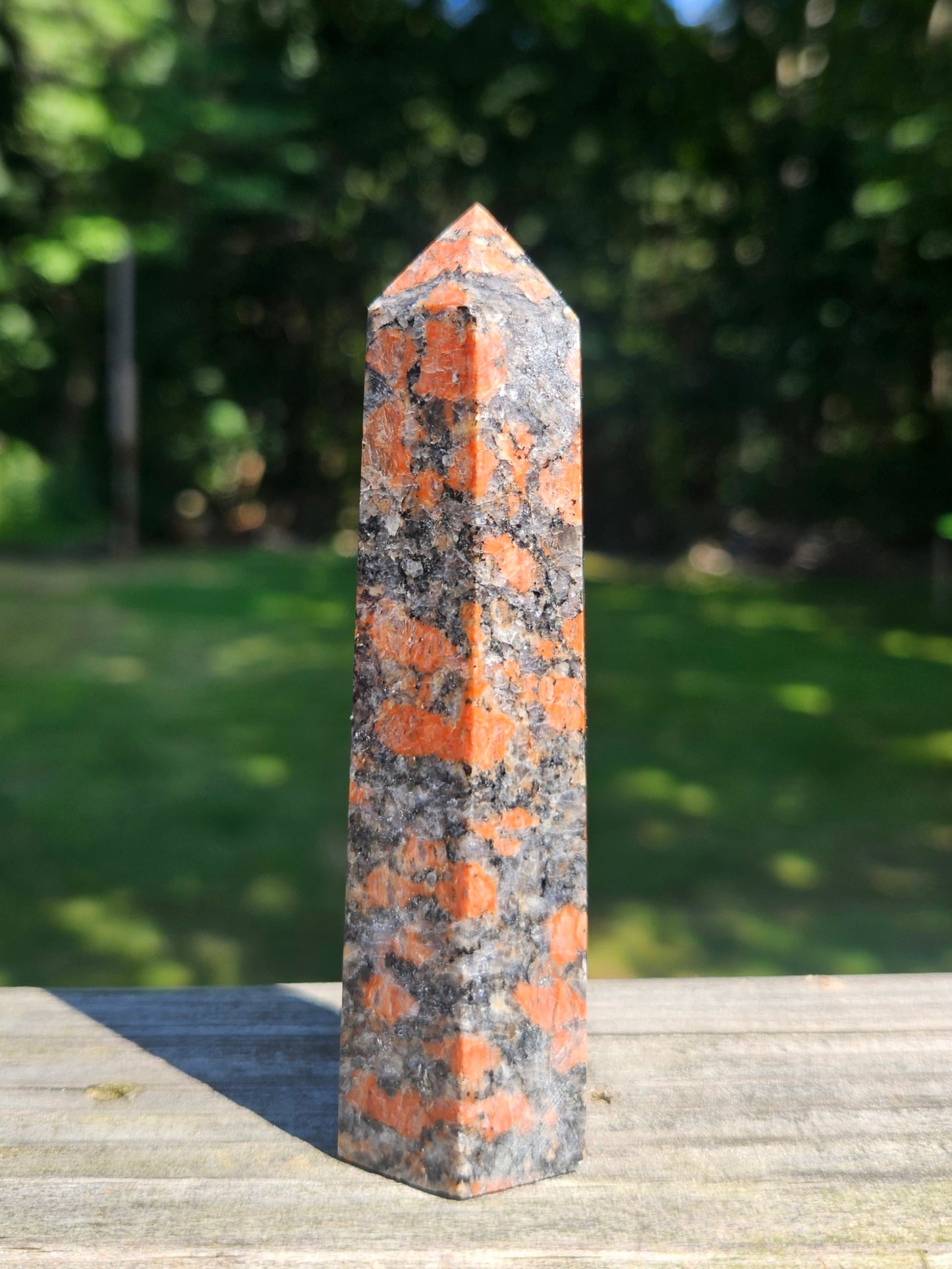 Red Snowflake Obsidian tower