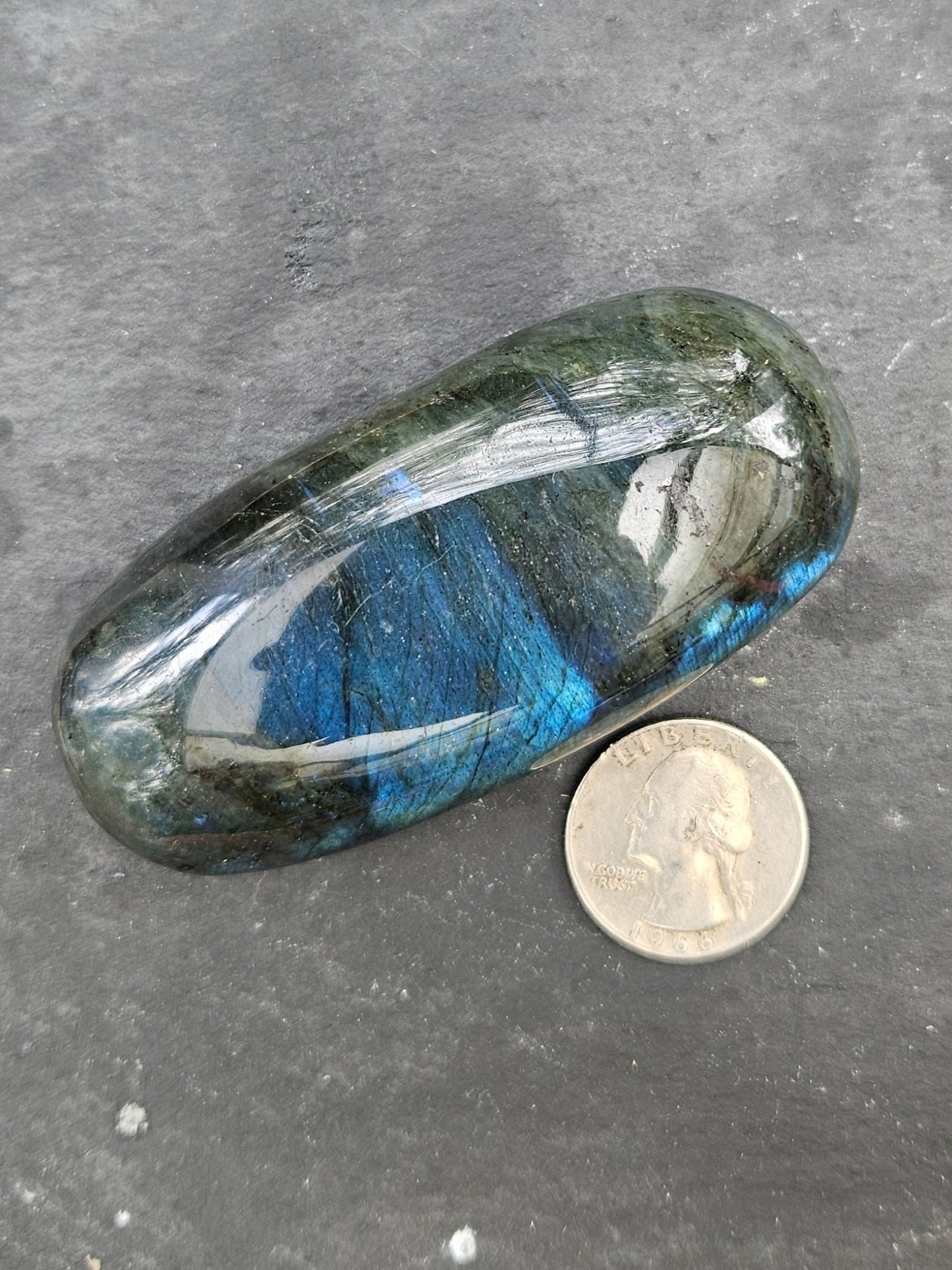 Labradorite palm stone - oversized