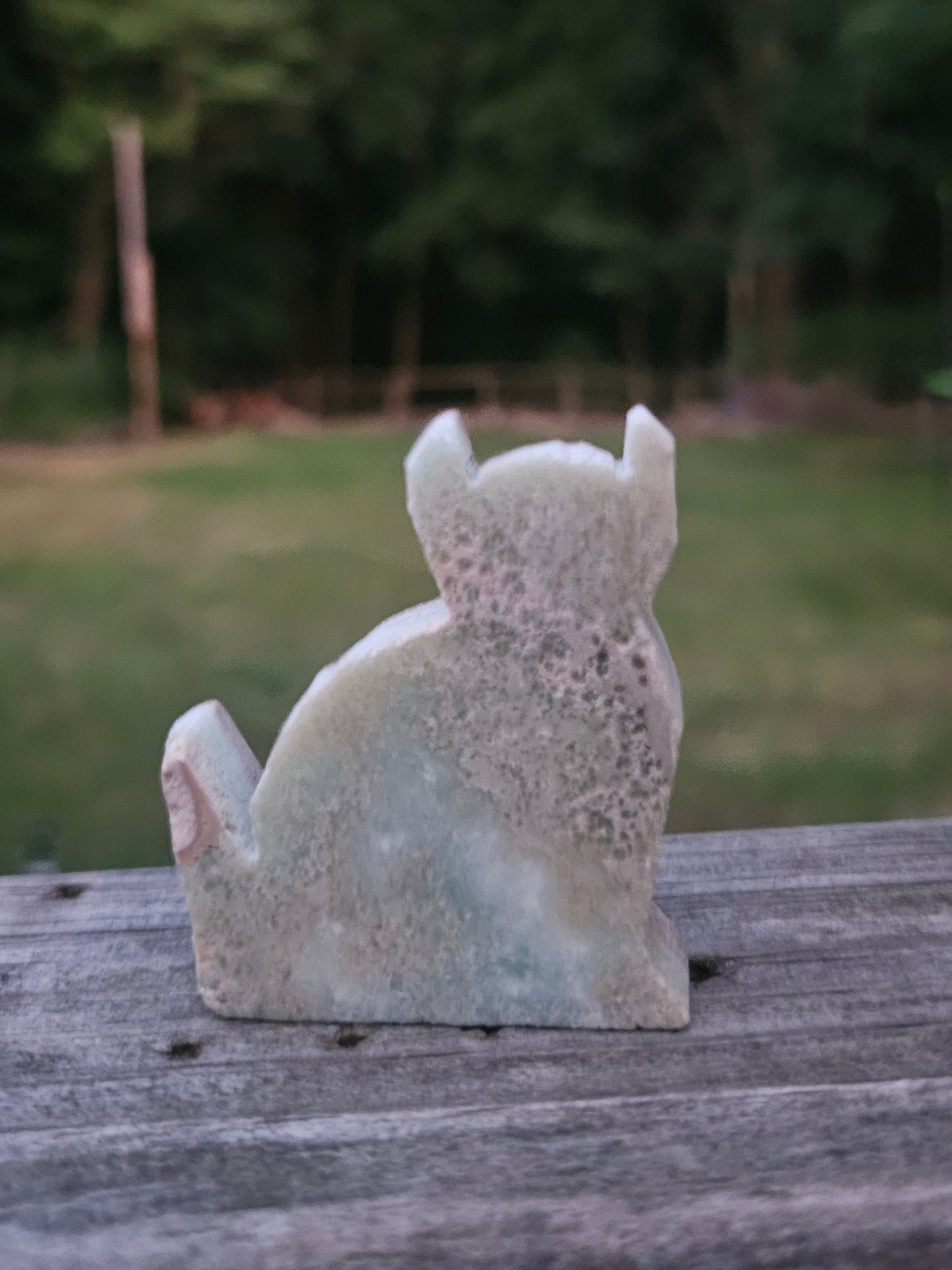 Carribean Calcite Cat carving😺