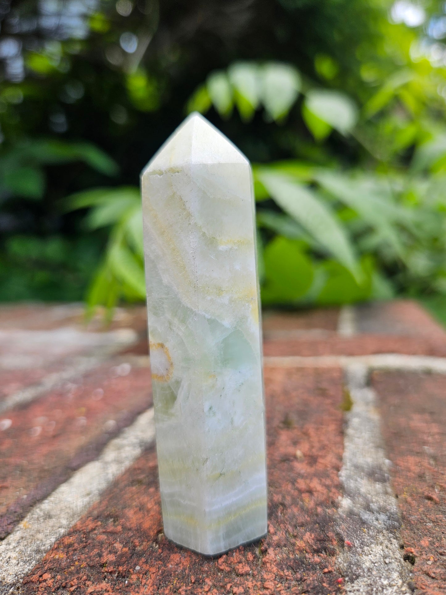 Pistachio Calcite tower