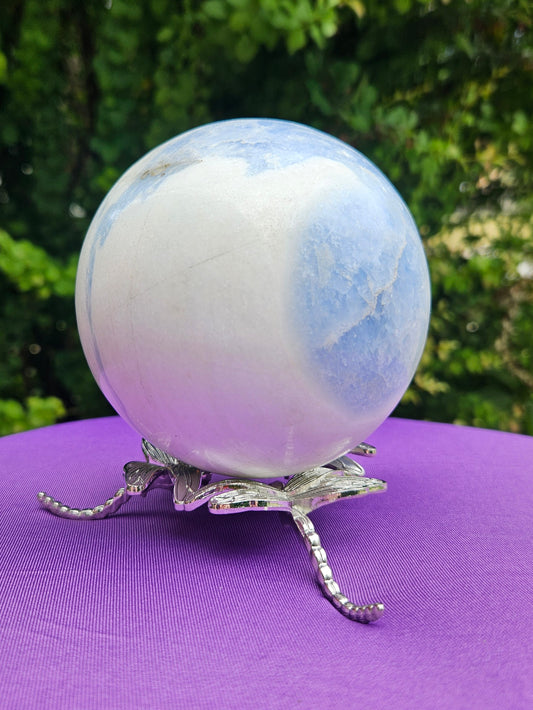 Blue Calcite sphere