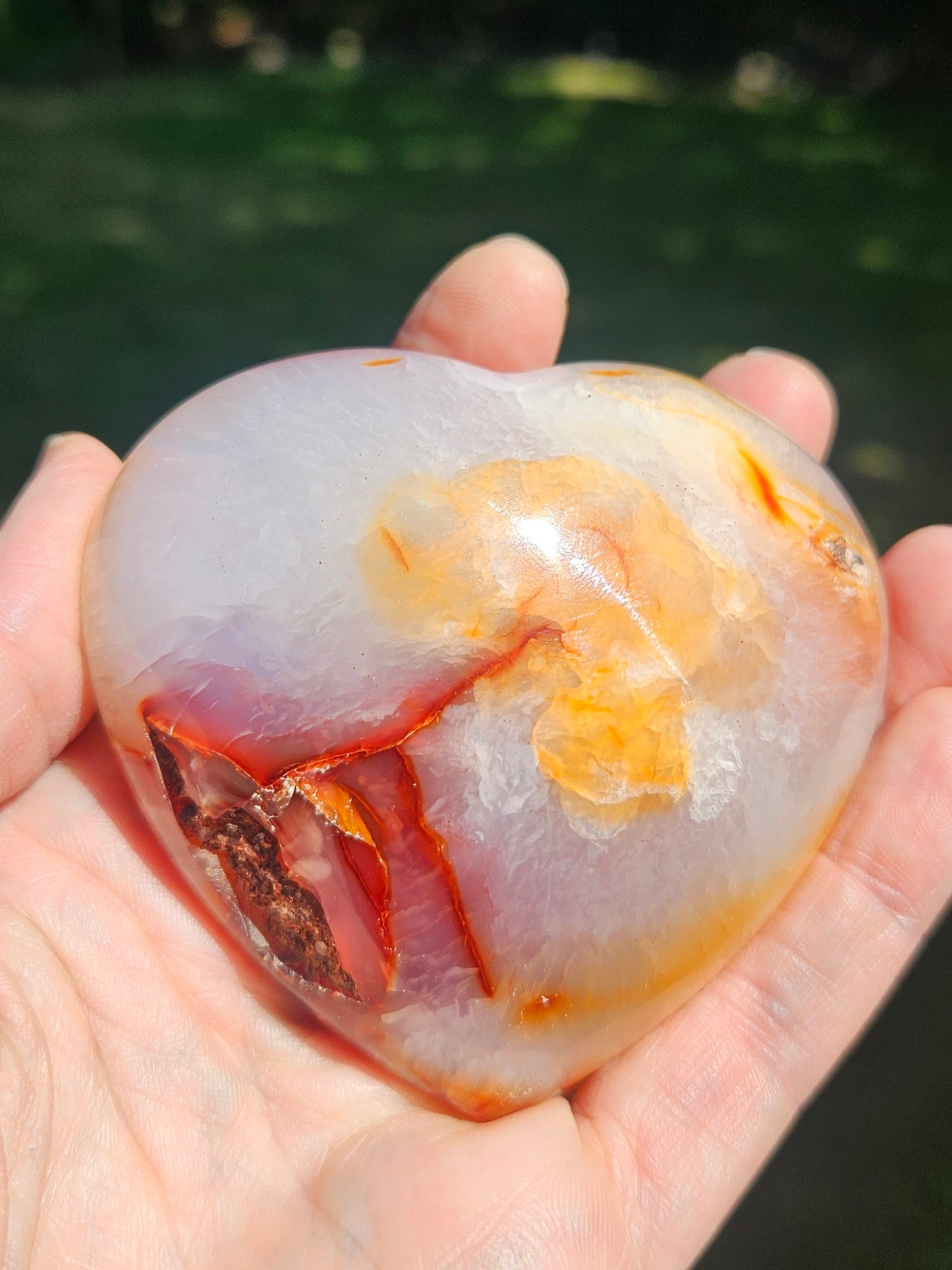 Carnelian heart ❤️