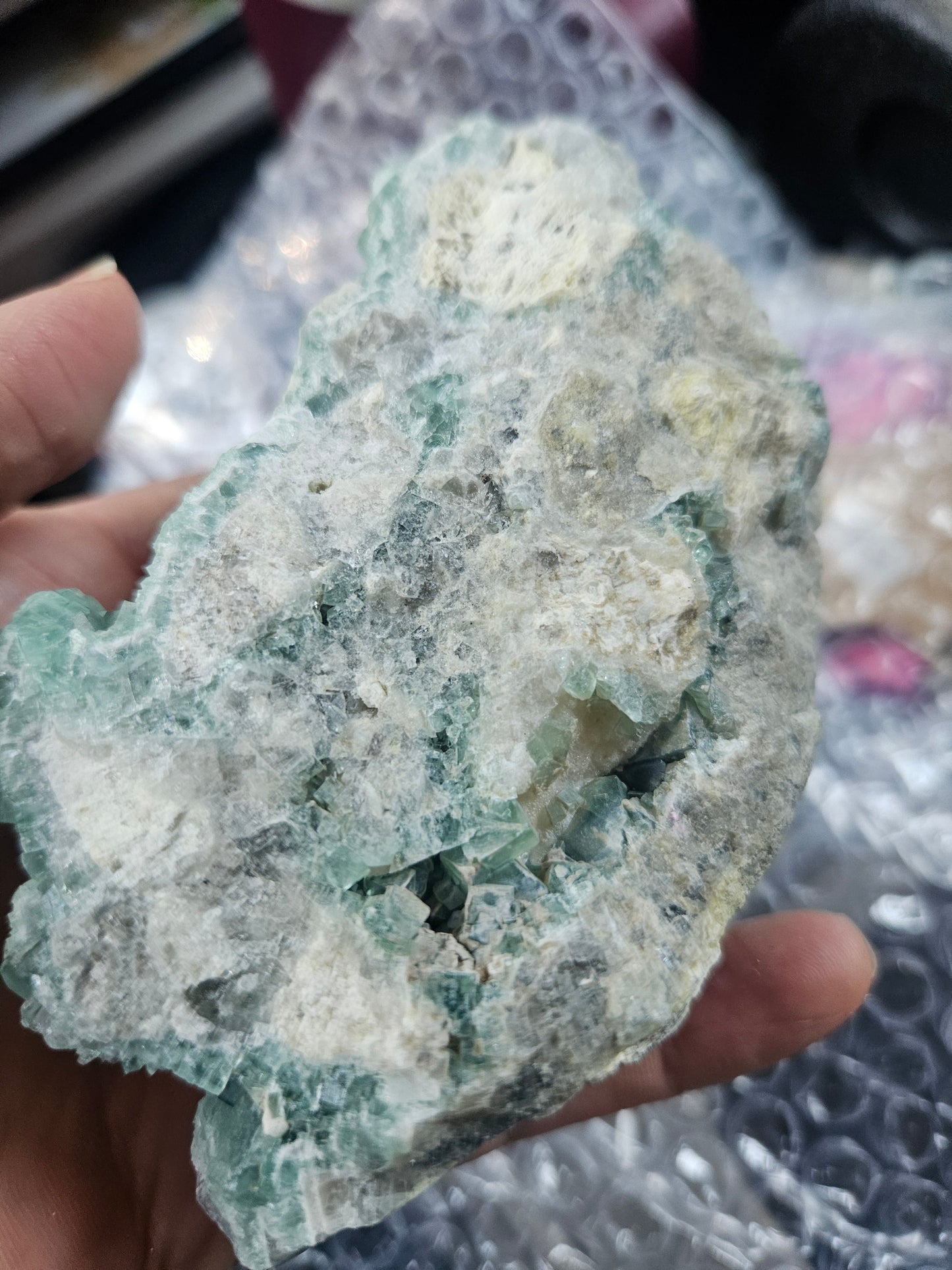 Fluorite cluster