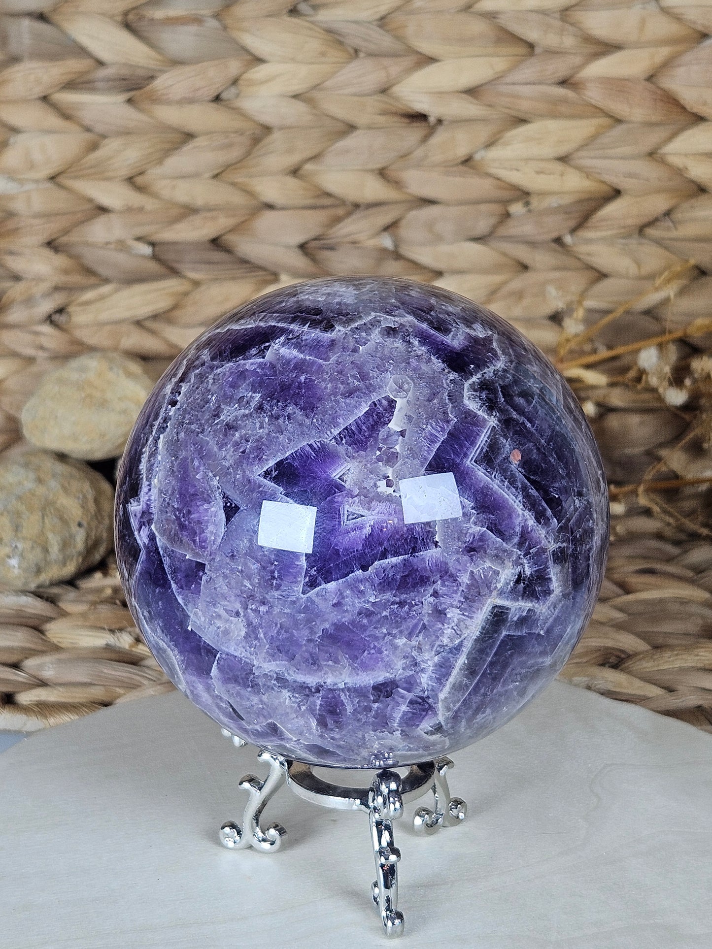Amethyst Sphere - 3.5"!