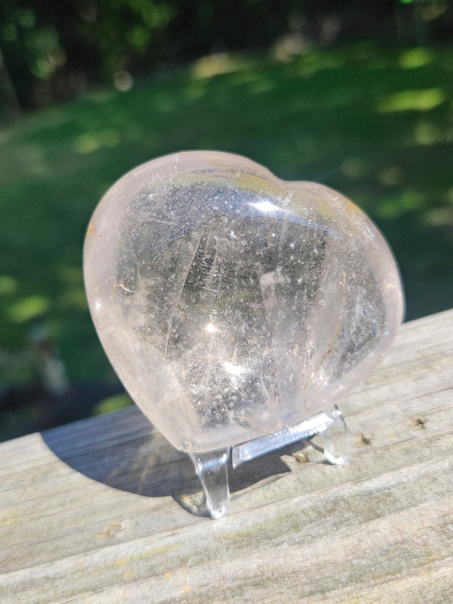 Garden Quartz puffy heart