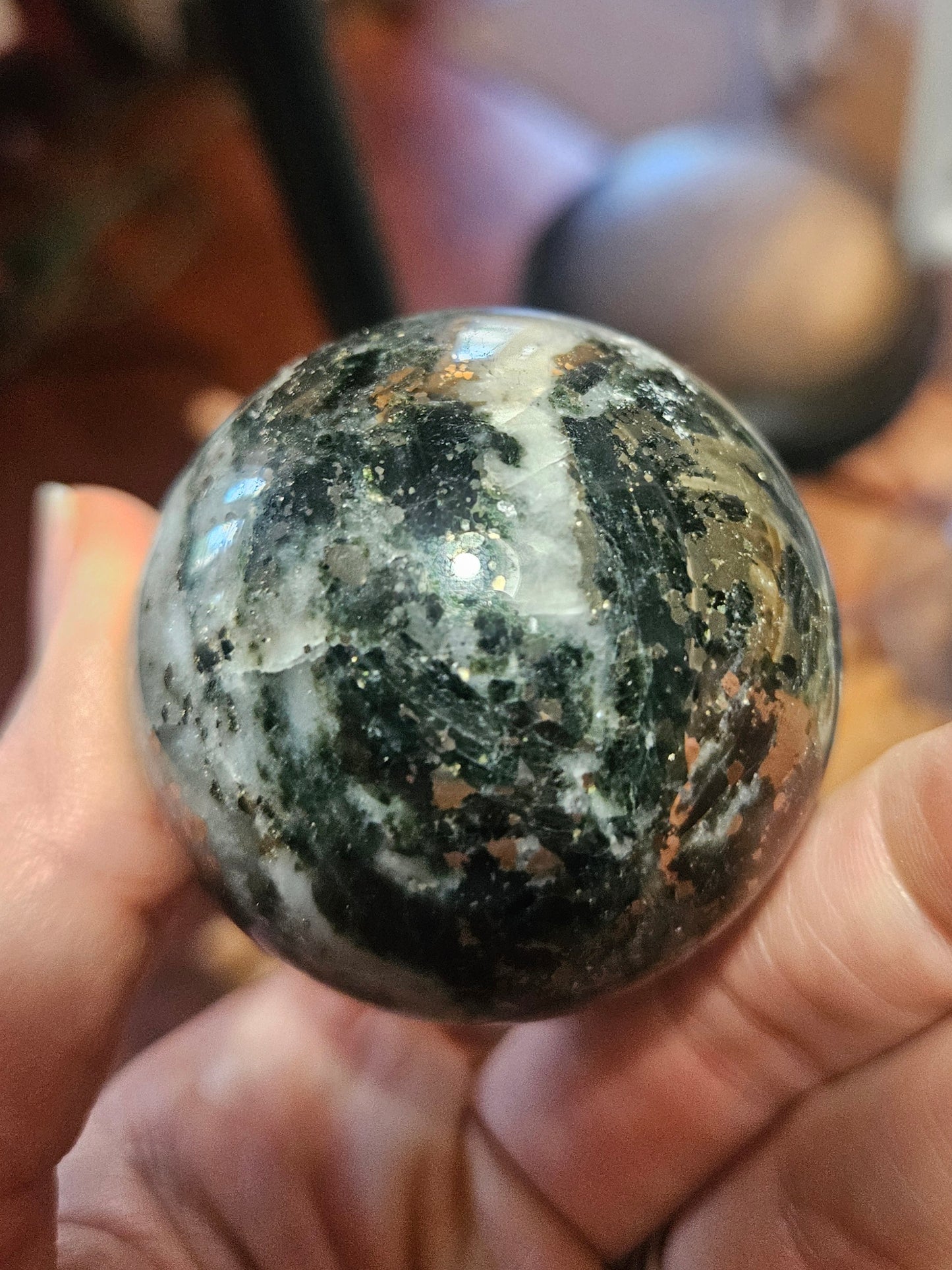 Tourmaline Quartz Pyrite sphere