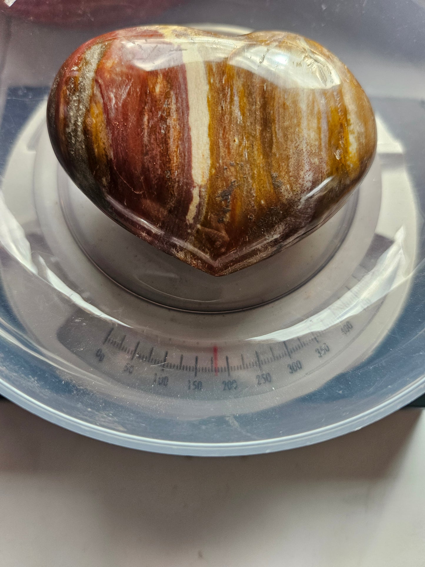 Large Mookaite Jasper Heart