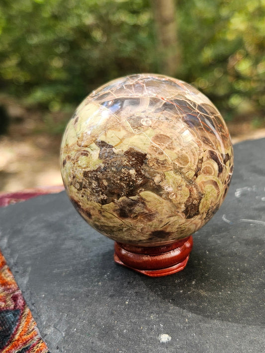 Rainforest Jasper sphere