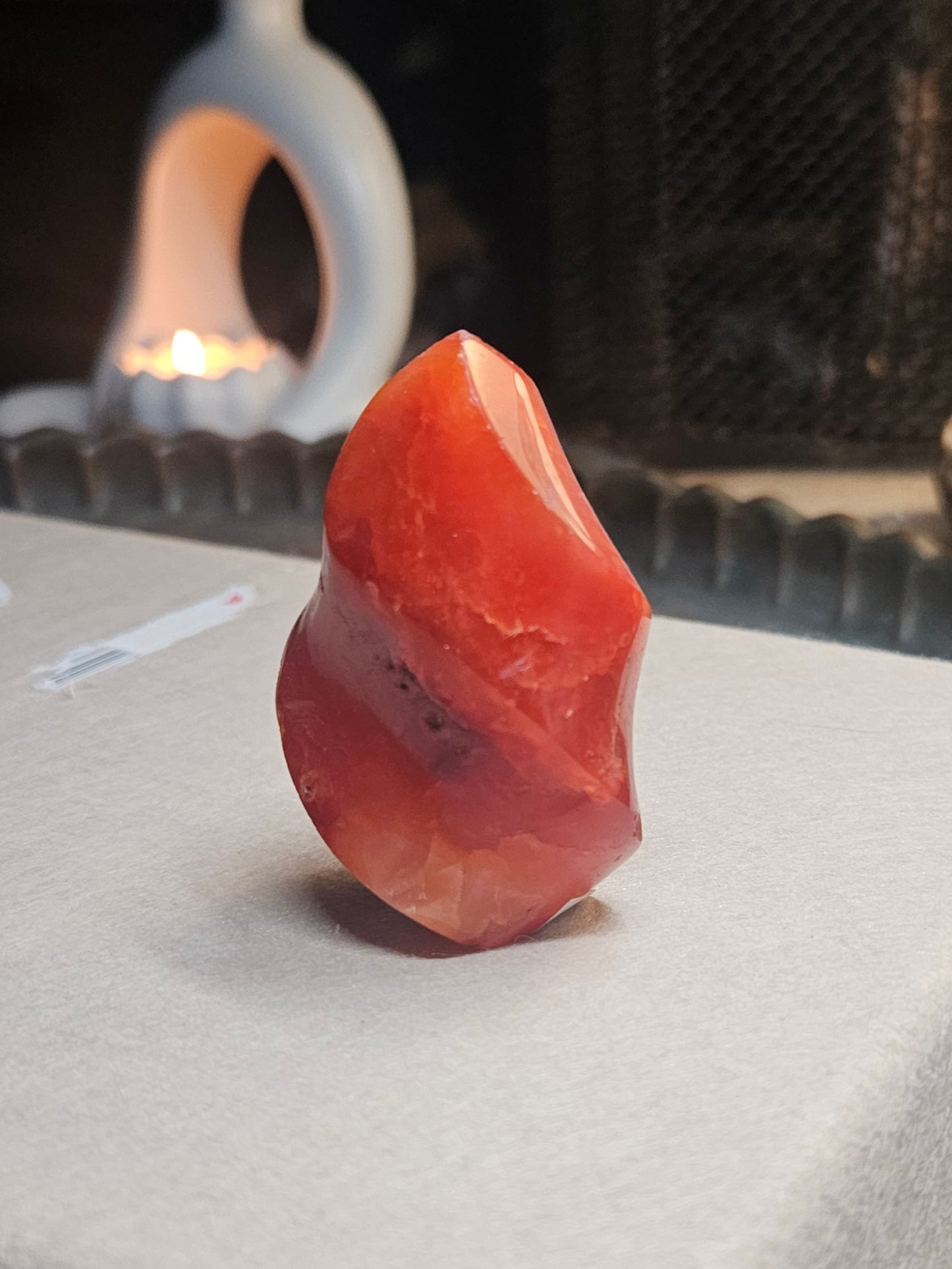 Carnelian Flame carving 🔥