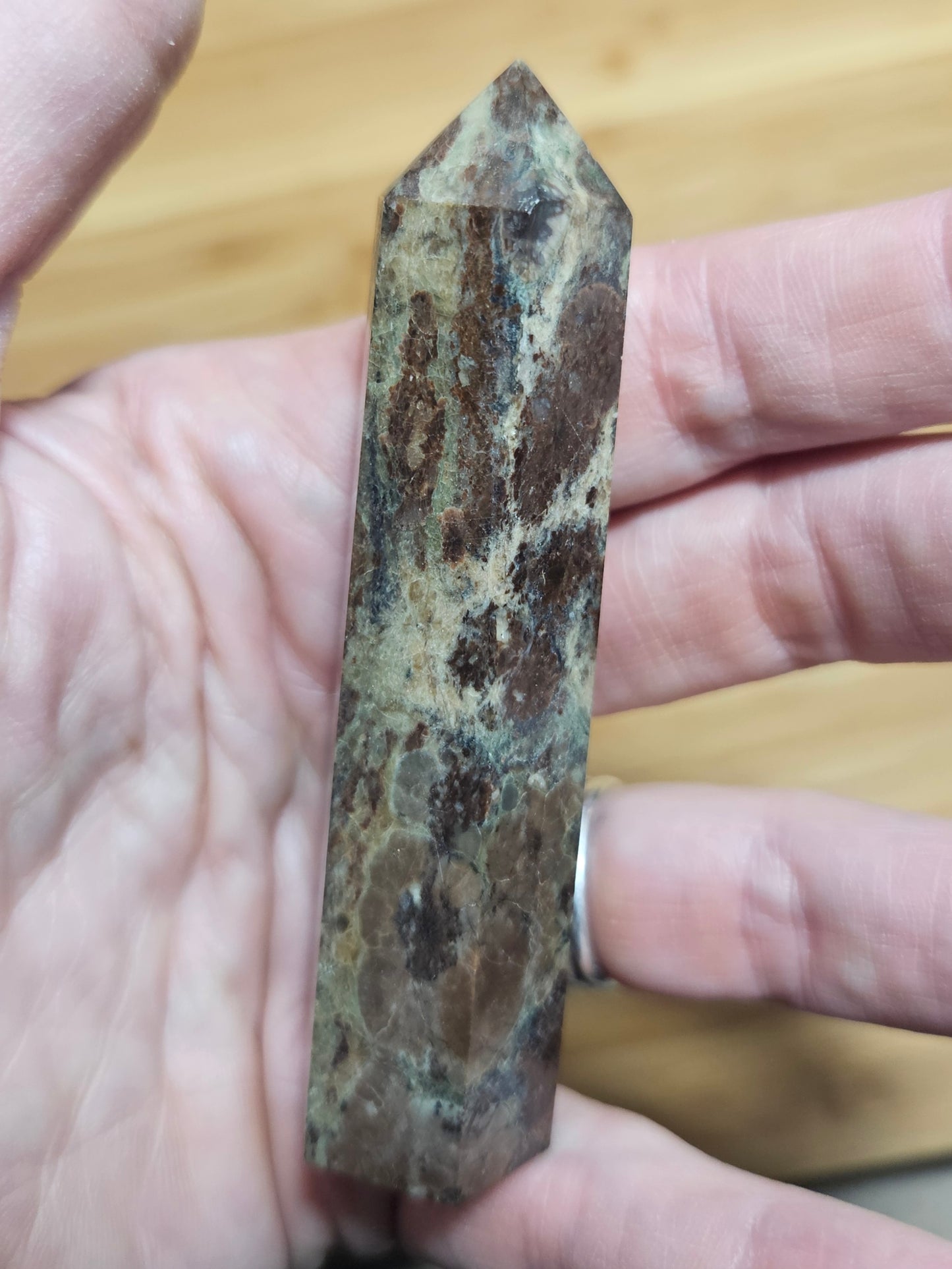 Orbicular Sea Jasper tower
