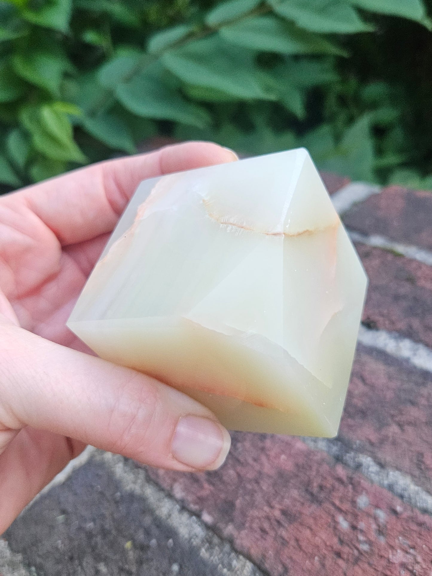 Pistachio Calcite cube