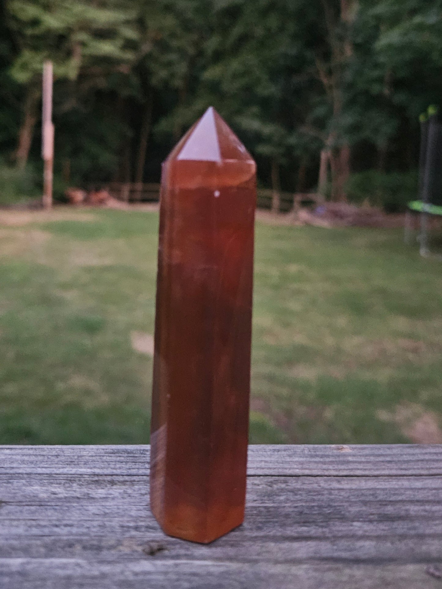 Honey Fluorite Tower