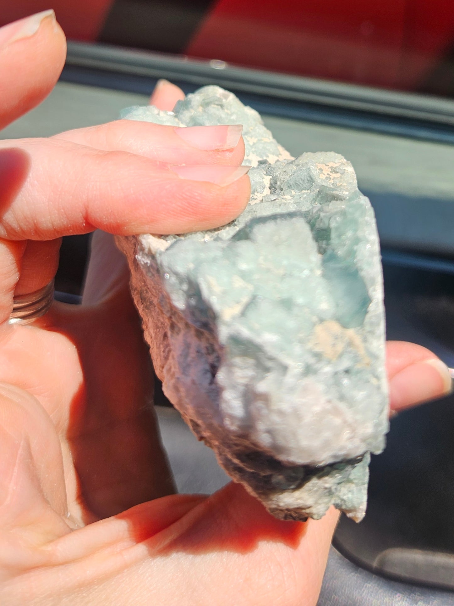 Fluorite cluster