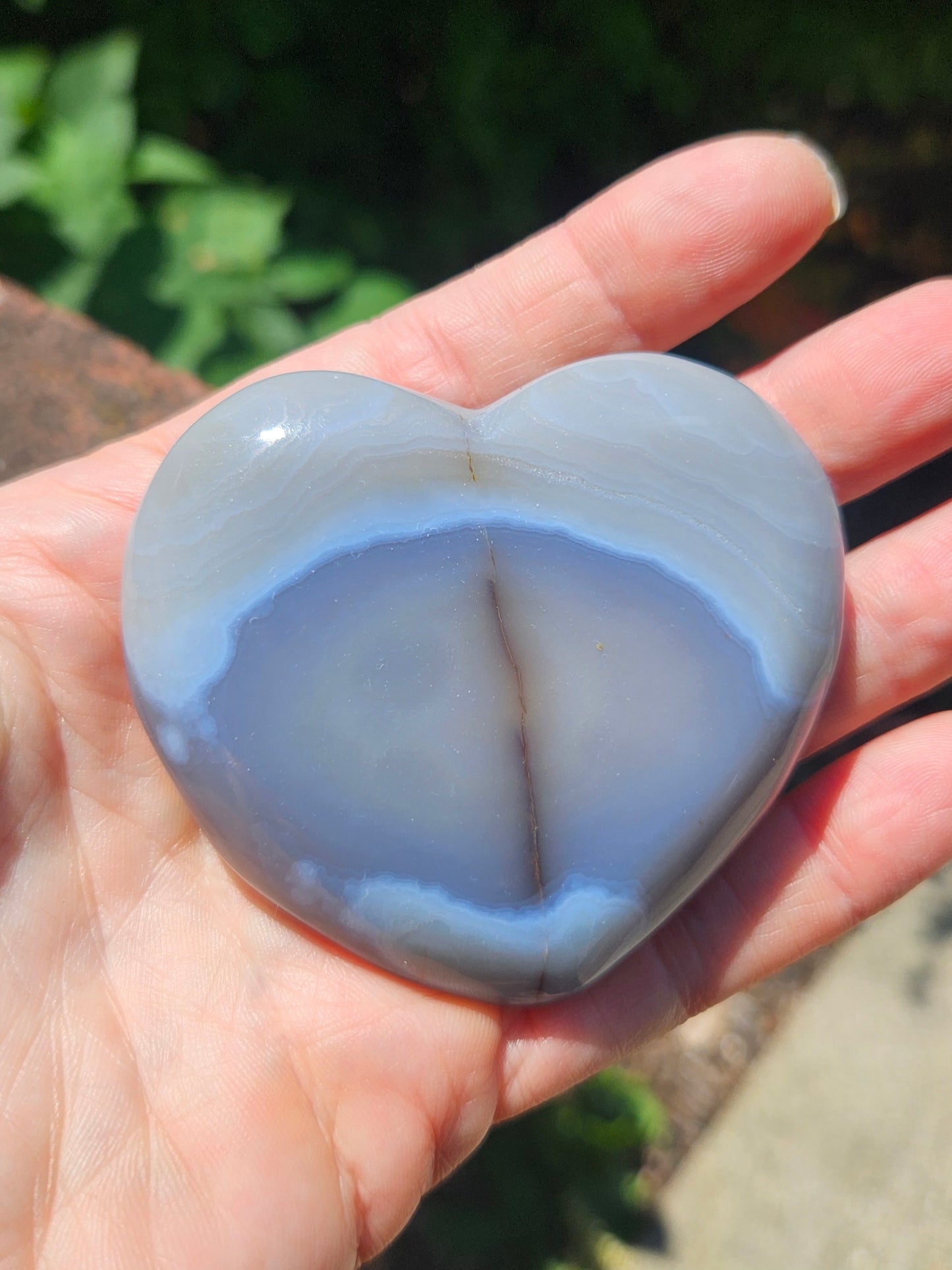 Botswana Agate heart