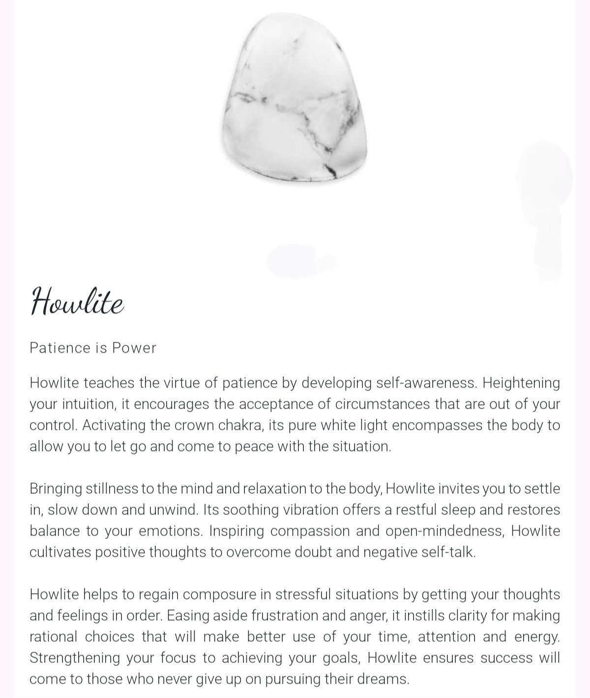 Find stone information here!