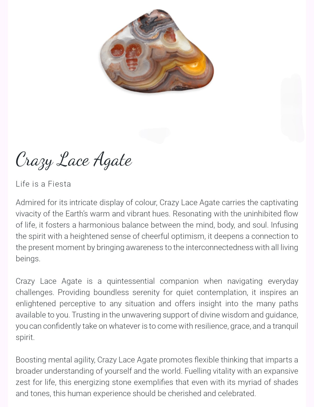 Find stone information here!