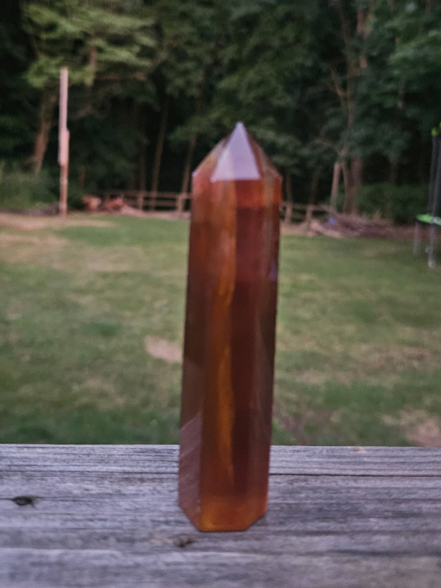 Honey Fluorite Tower