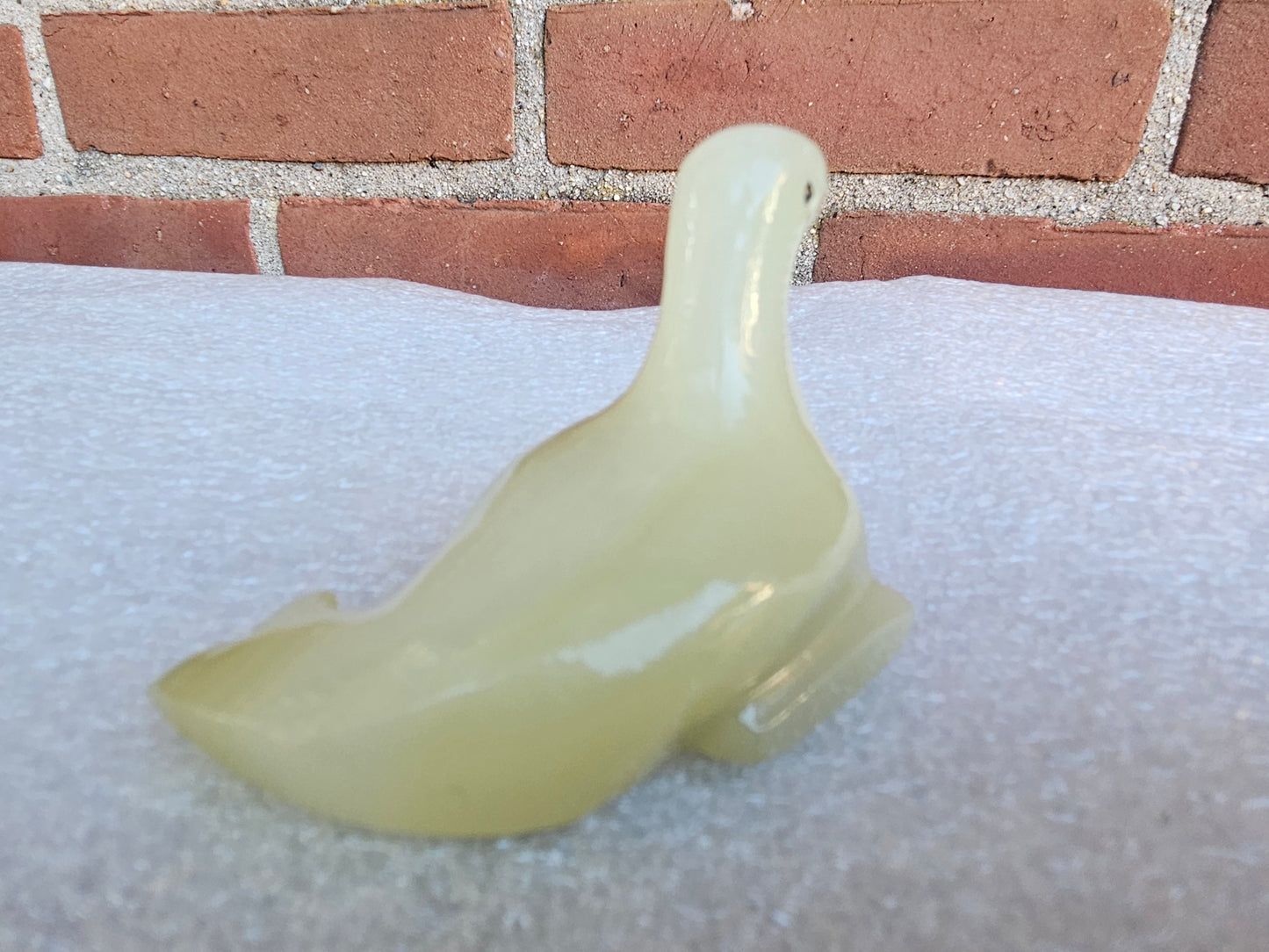Pistachio Calcite Seal carving 💛