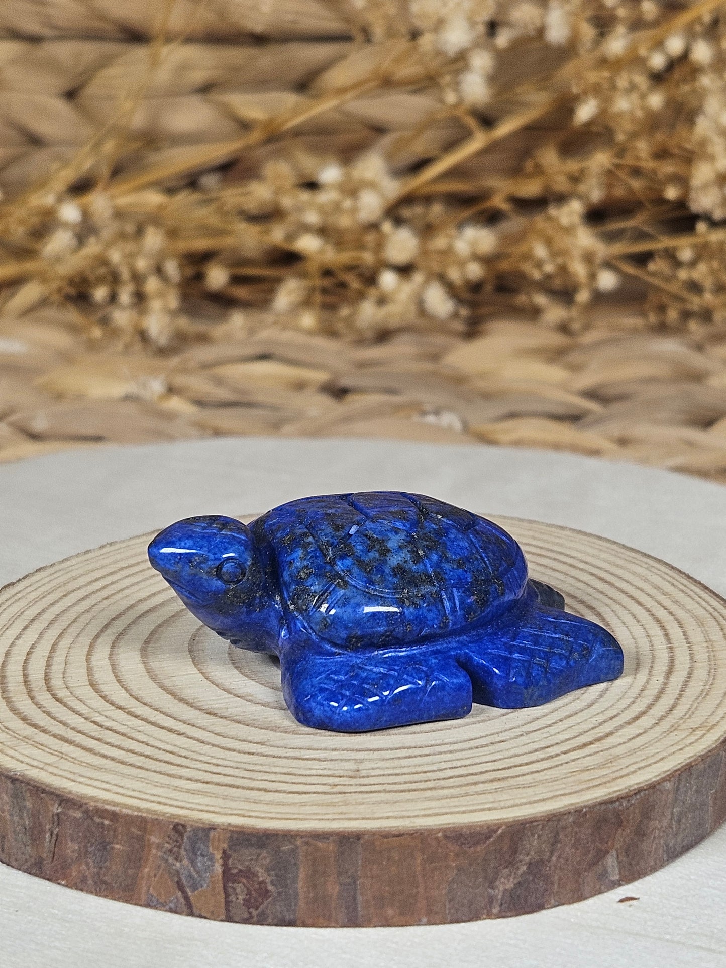 Lapis Lazuli Turtle carving