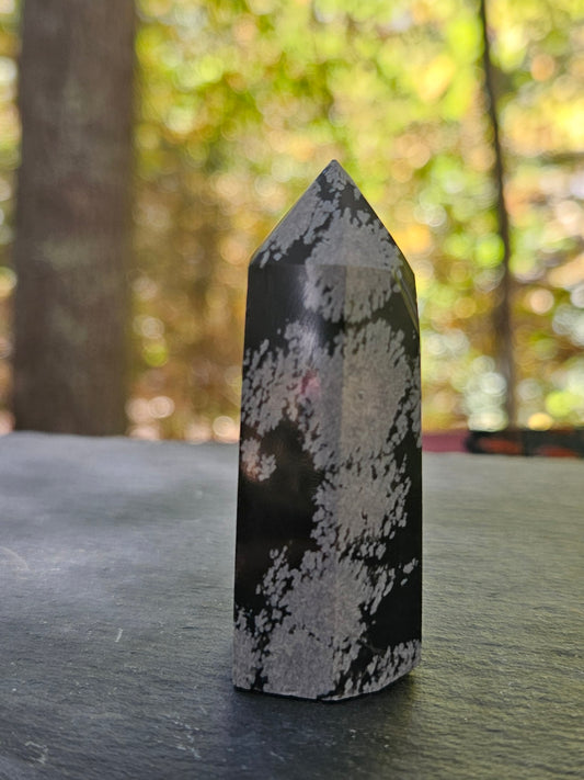 Snowflake Obsidian tower