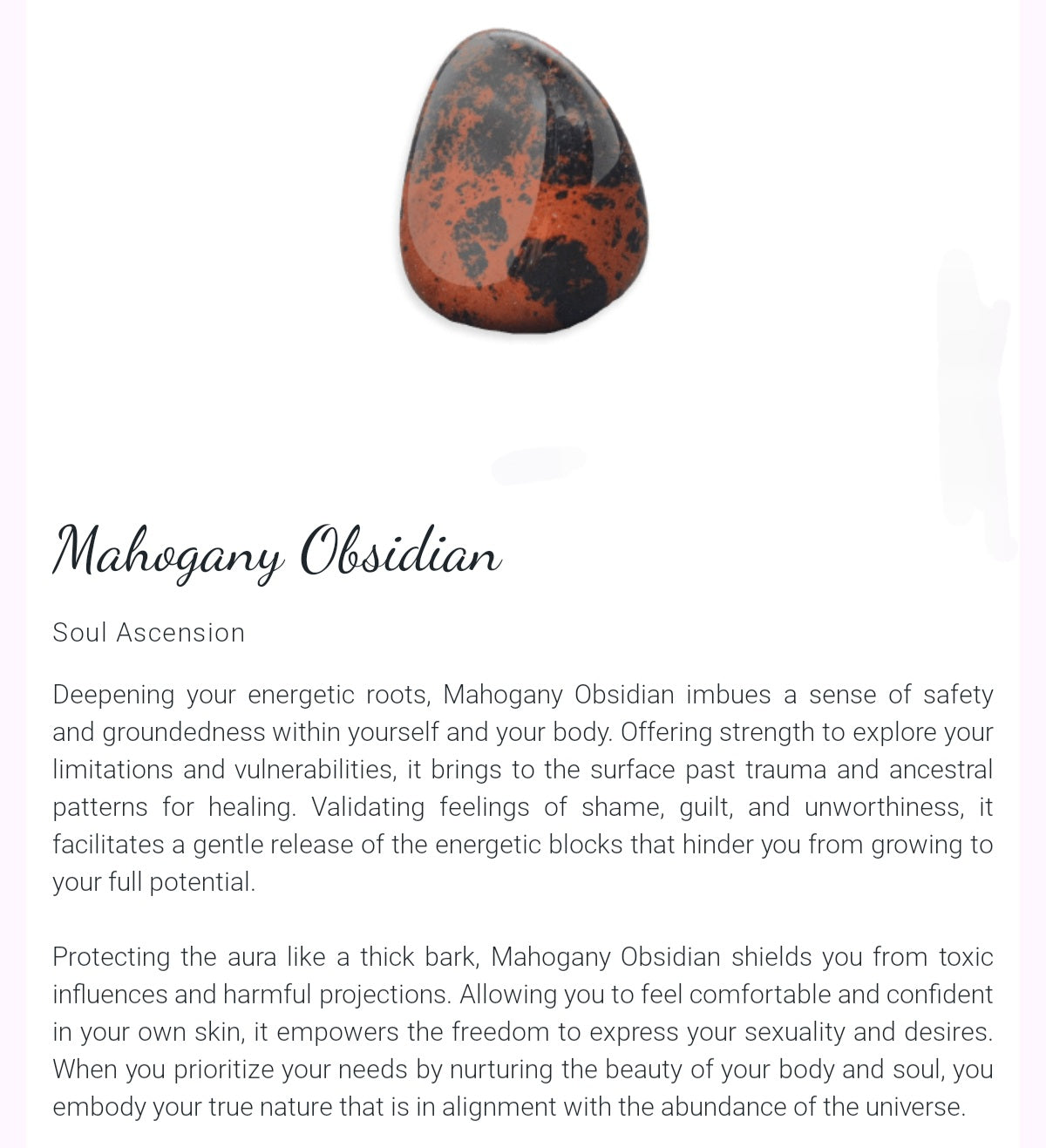 Find stone information here!