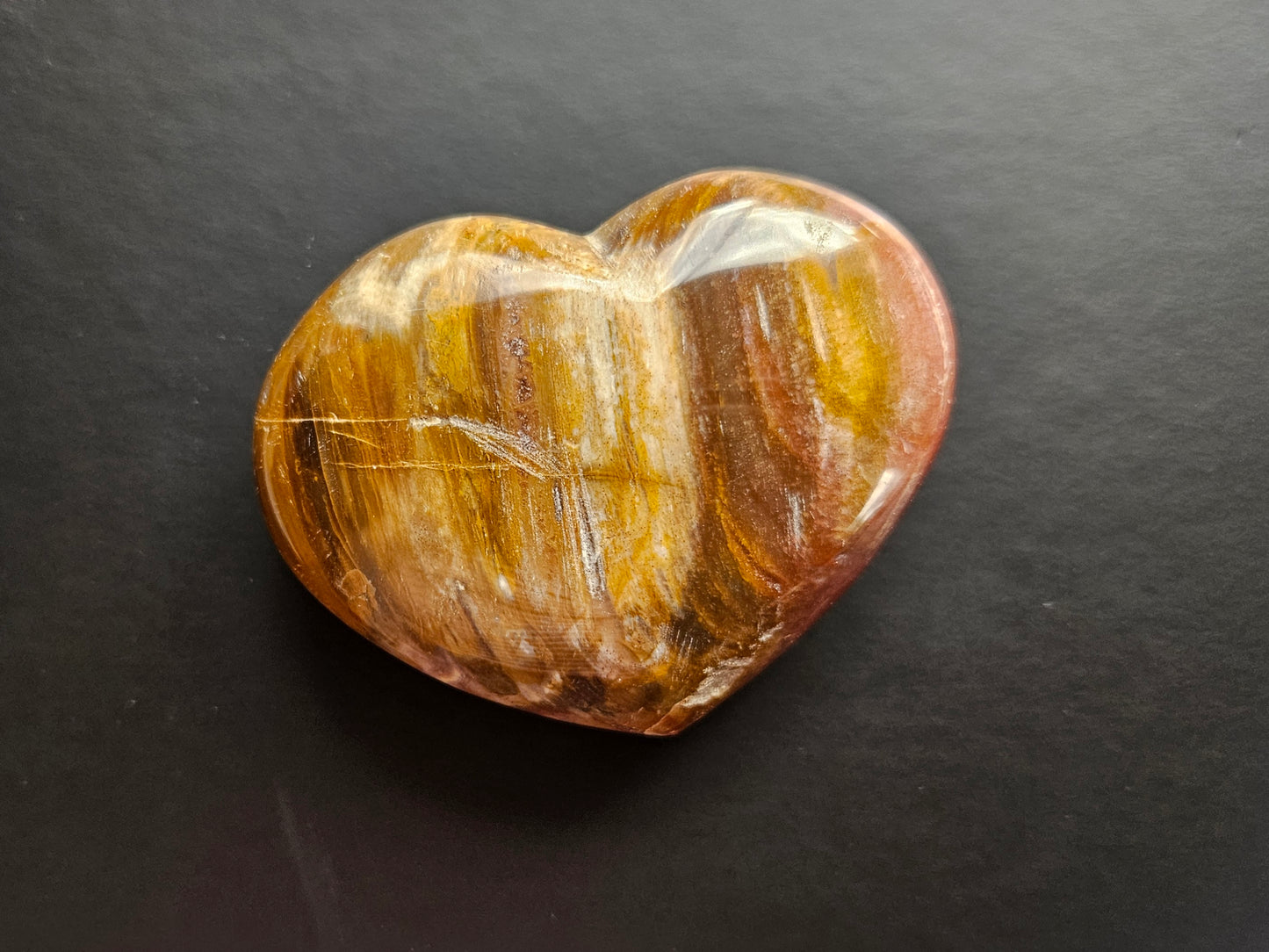 Large Mookaite Jasper Heart