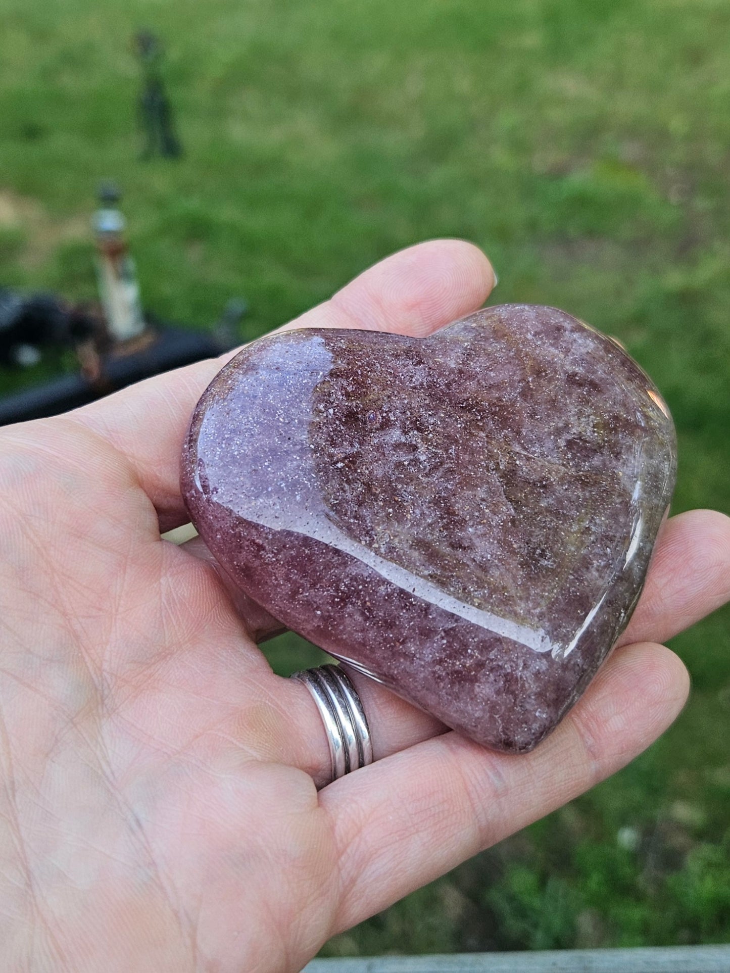 Strawberry Quartz heart