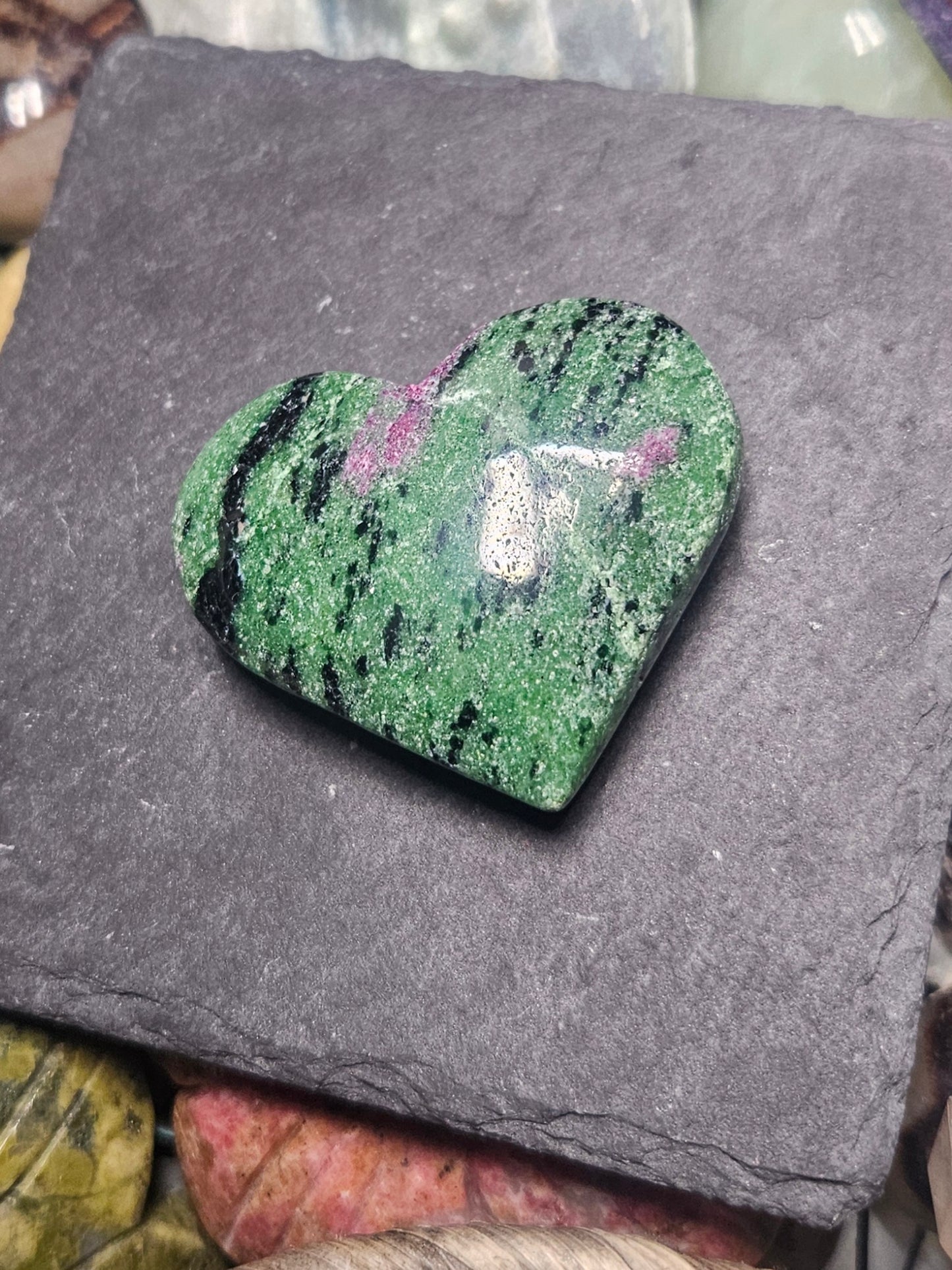 Ruby Zoisite Heart 💓