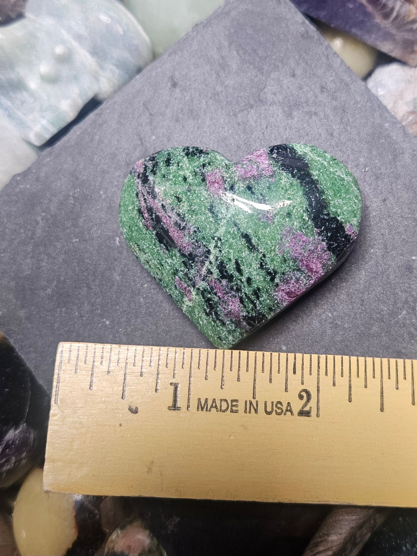 Ruby Zoisite Heart 💓