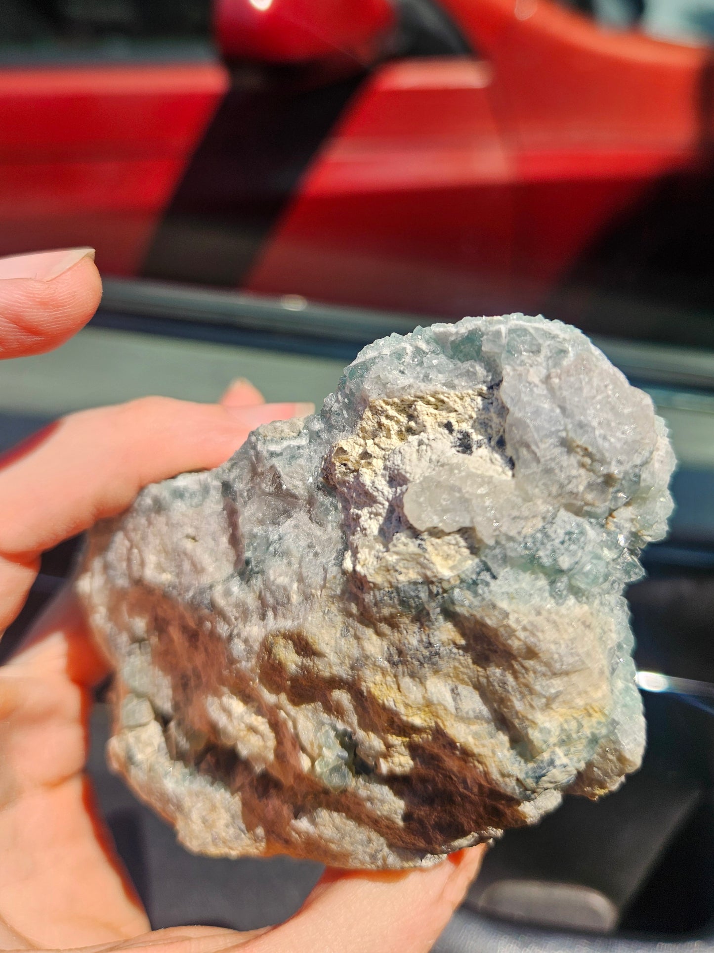 Fluorite cluster