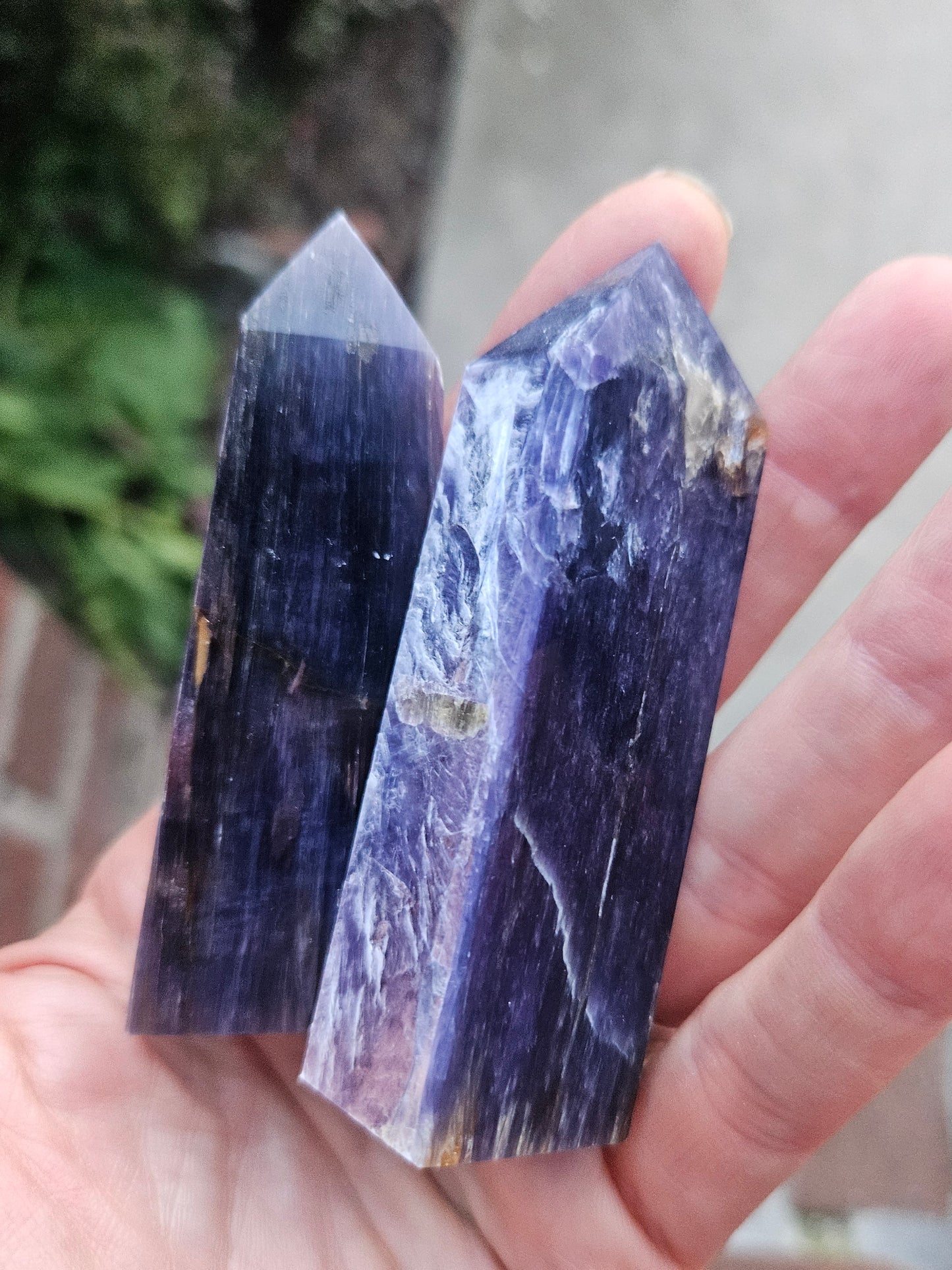 Charoite towers