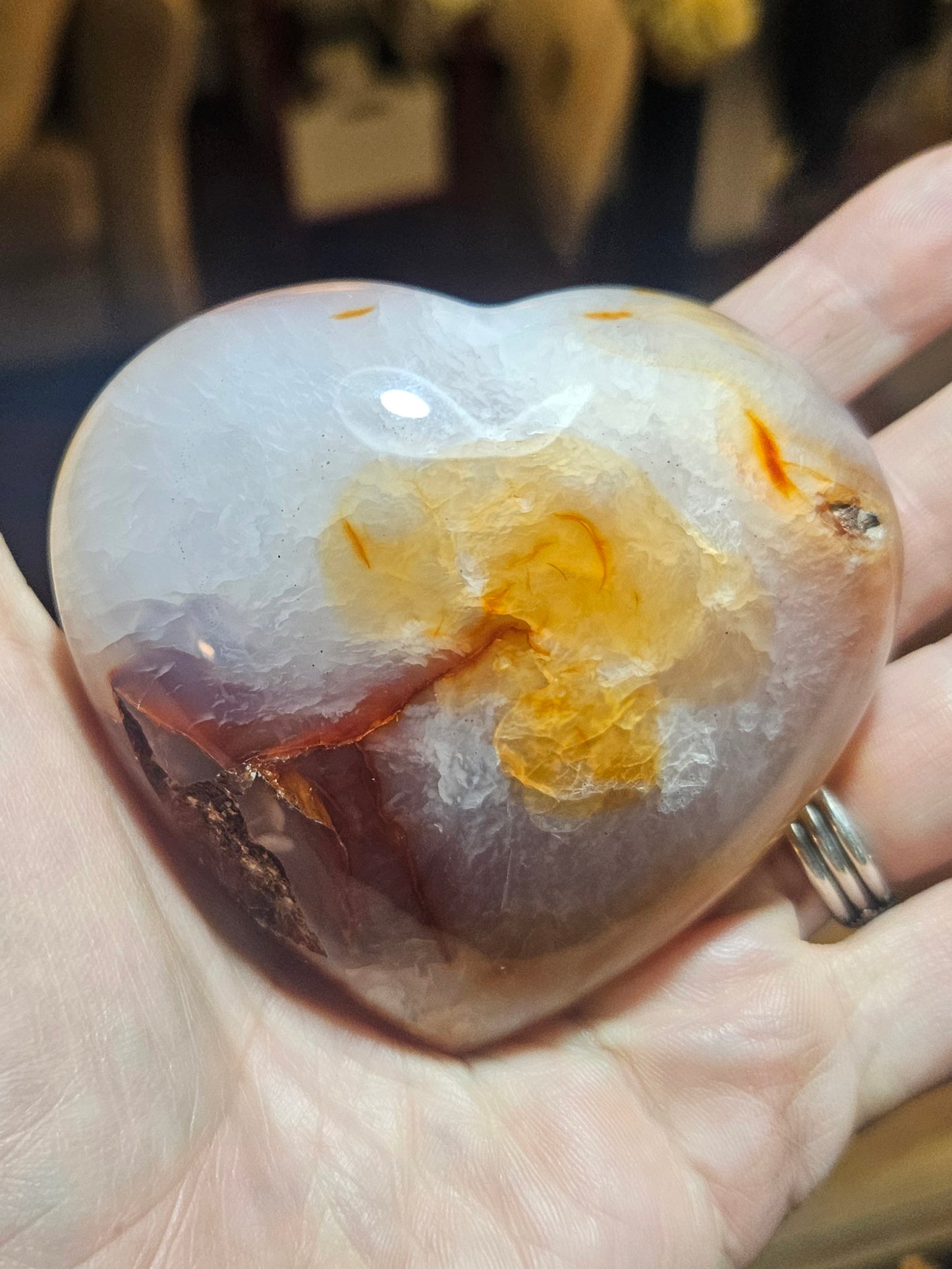 Carnelian heart