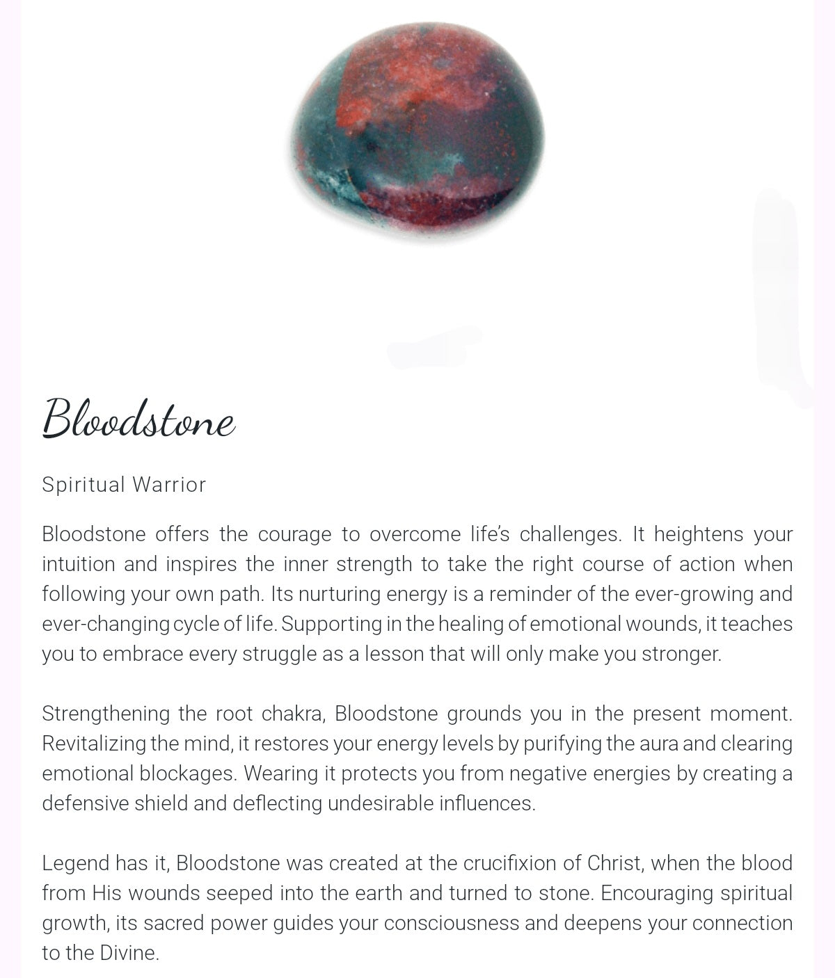 Find stone information here!