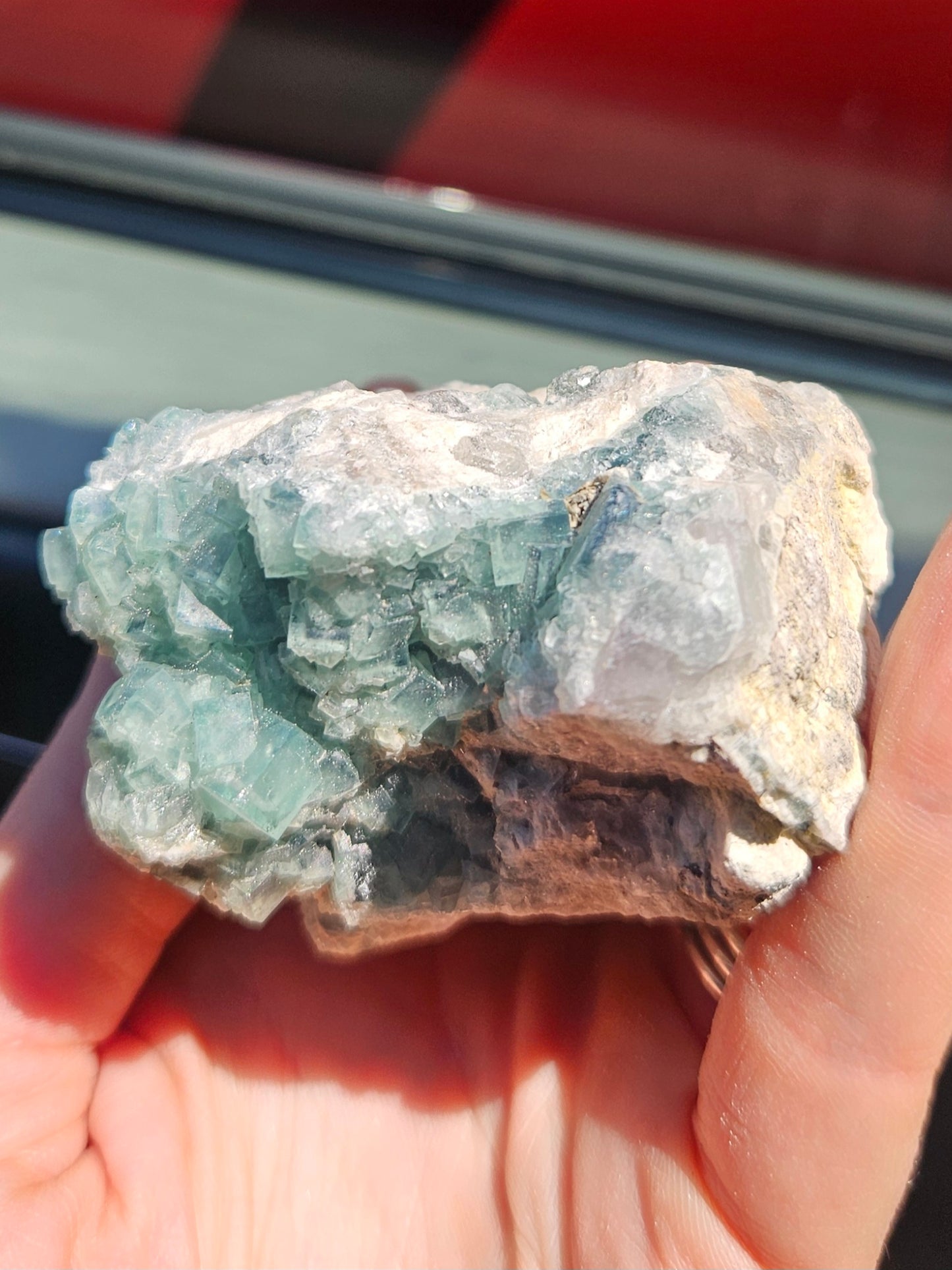 Fluorite cluster